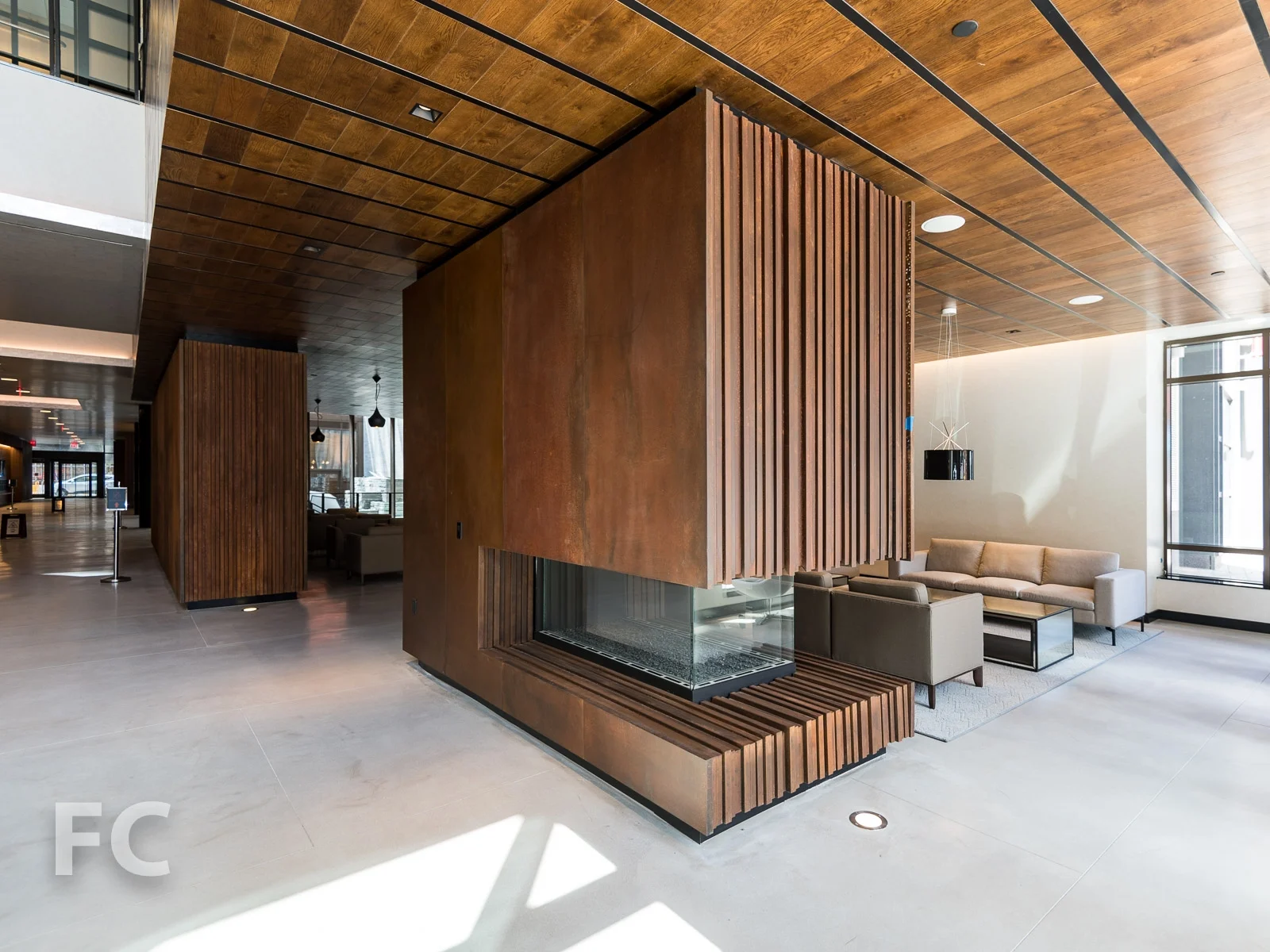 Lobby lounge.