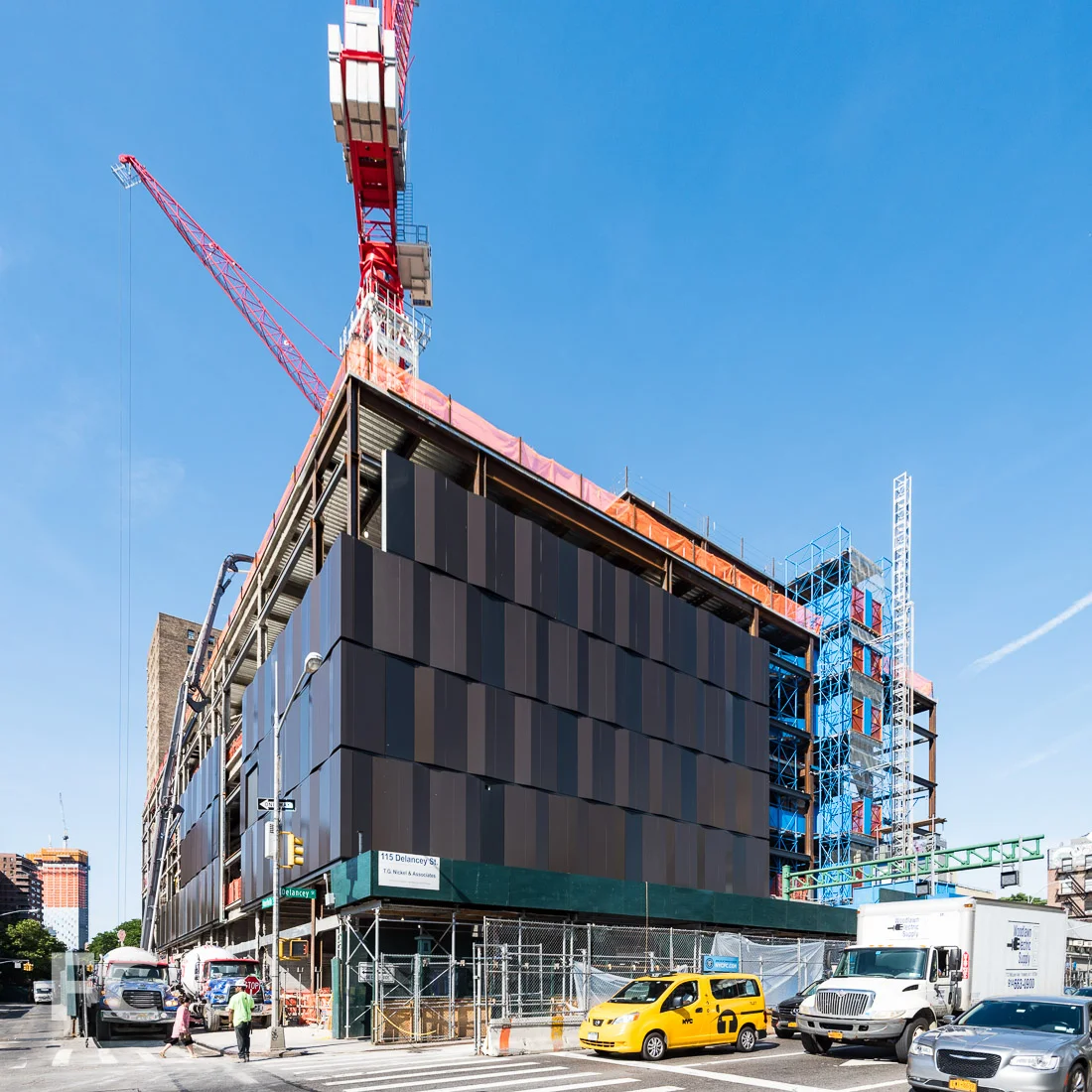 Northeast corner from Delancey Street.