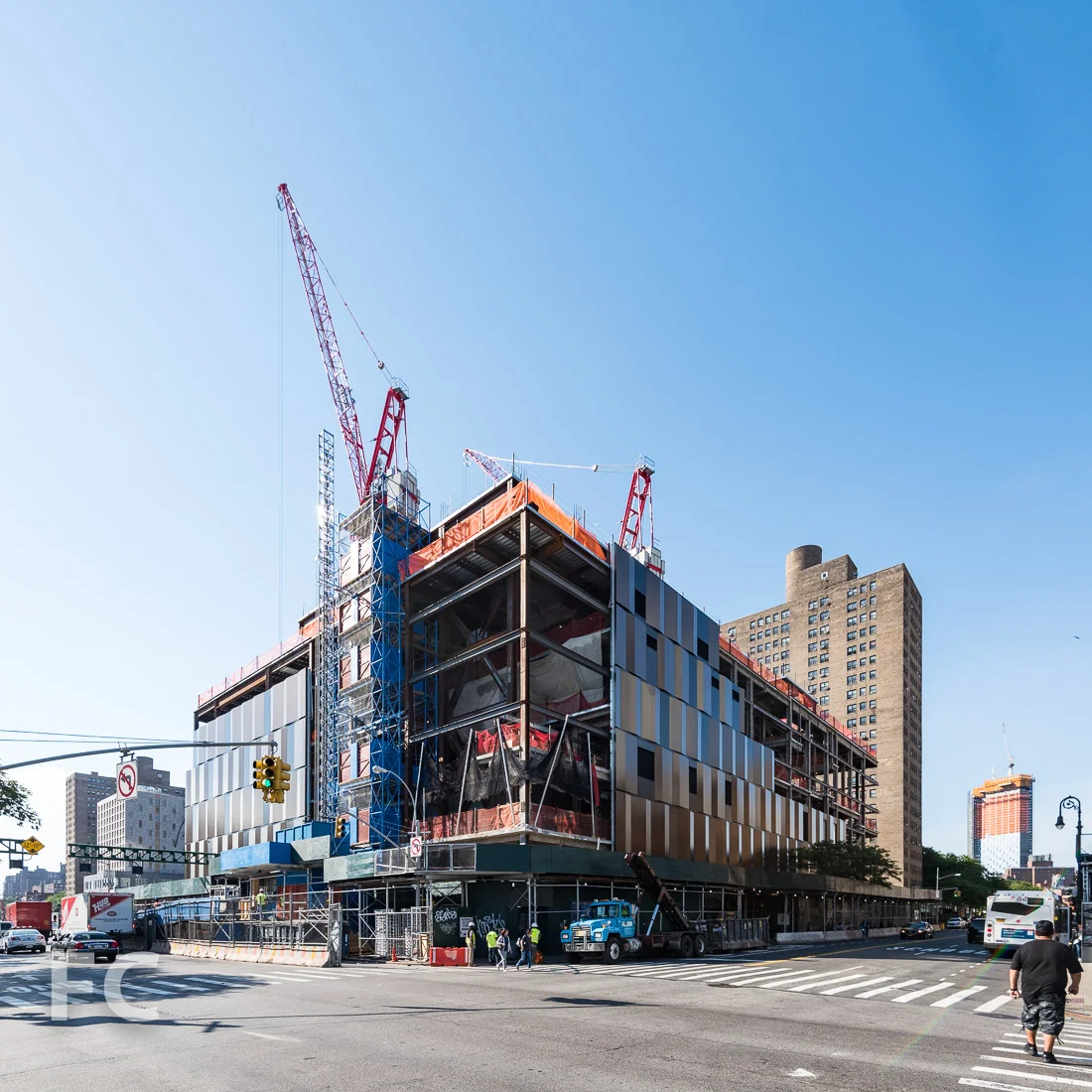 Northwest corner from Delancey Street.