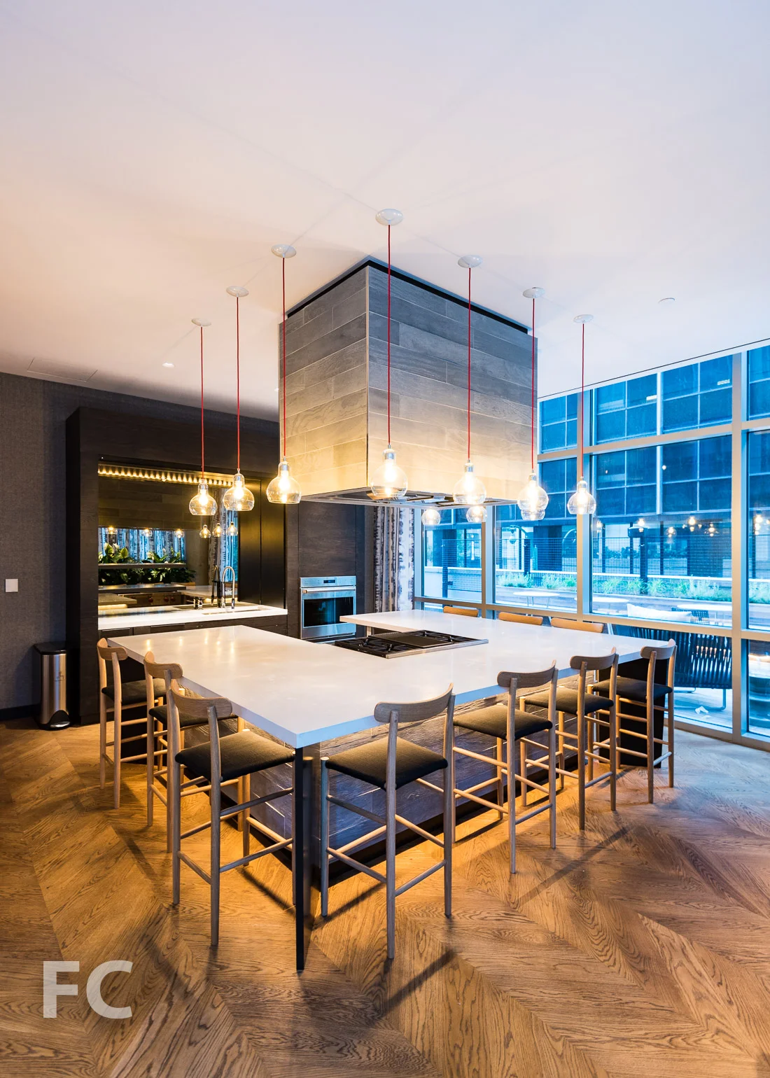 Demonstration kitchen.