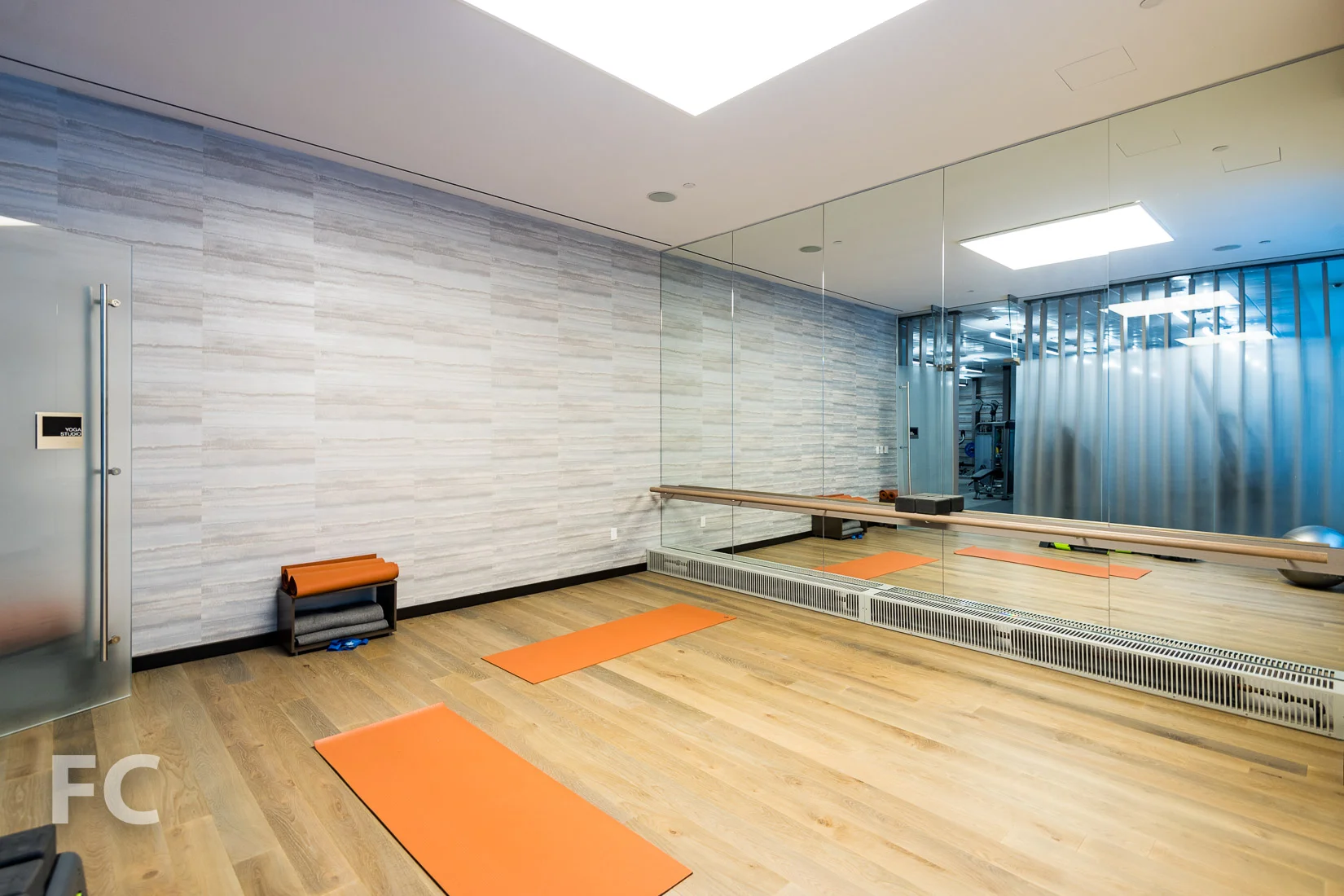 Yoga studio.
