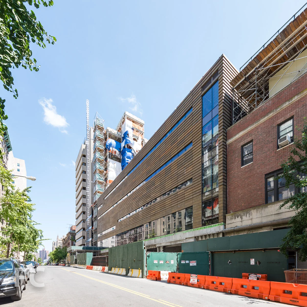 Southwest corner from Claremont Avenue.