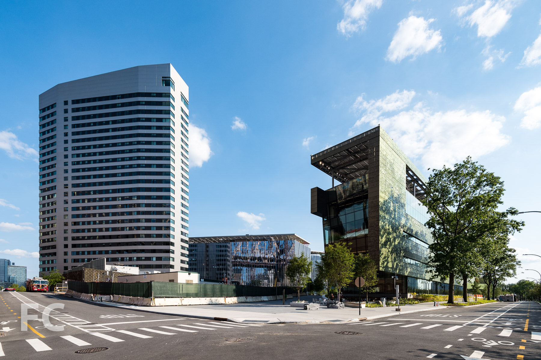 Northwest corner of the Cornell Tech campus.