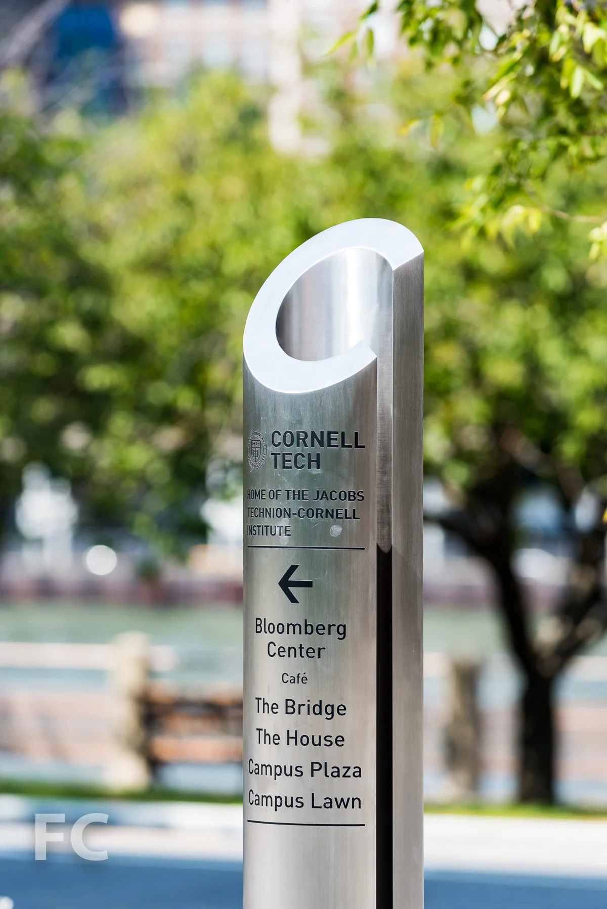 Campus signage.