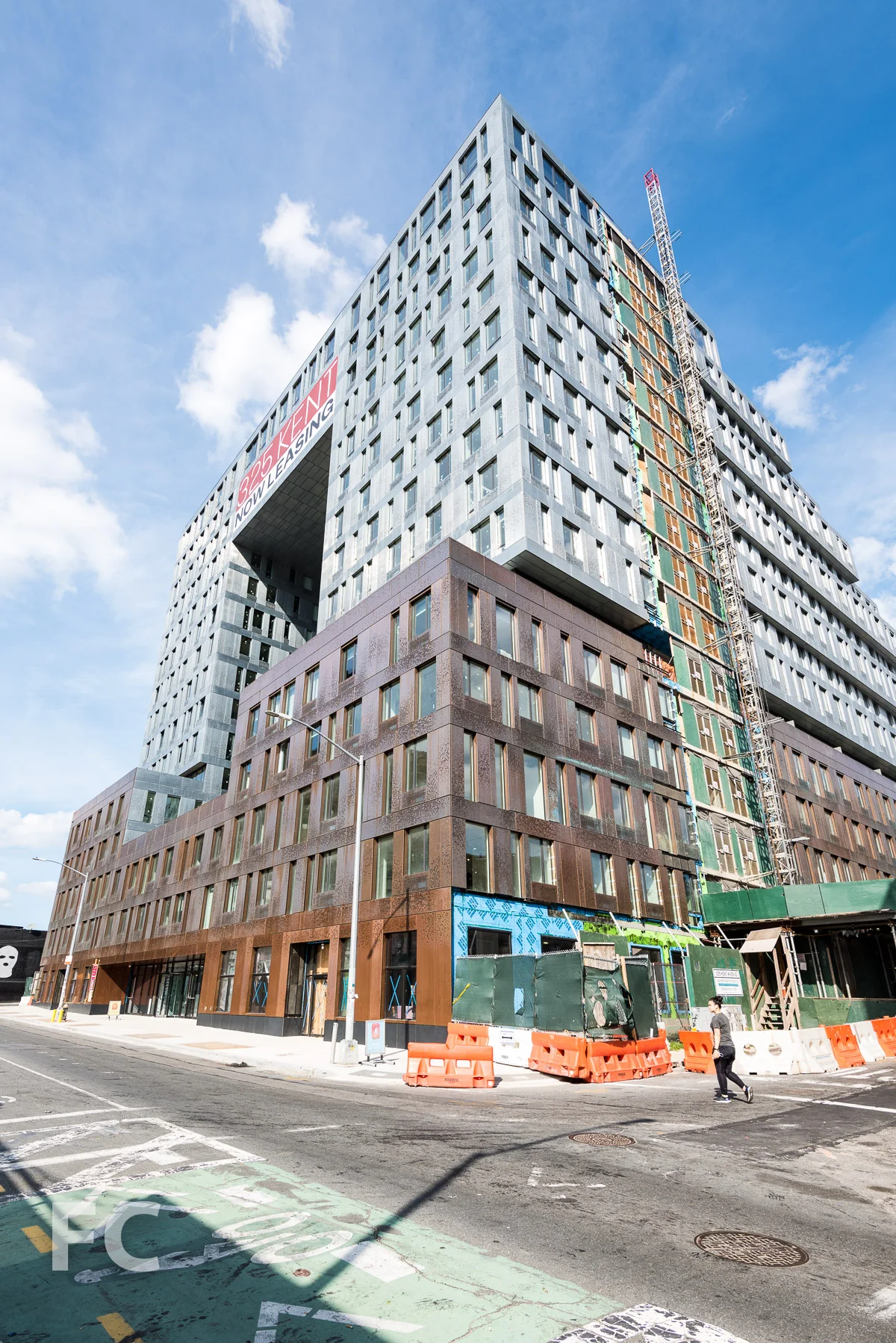 Southwest corner from Kent Avenue.
