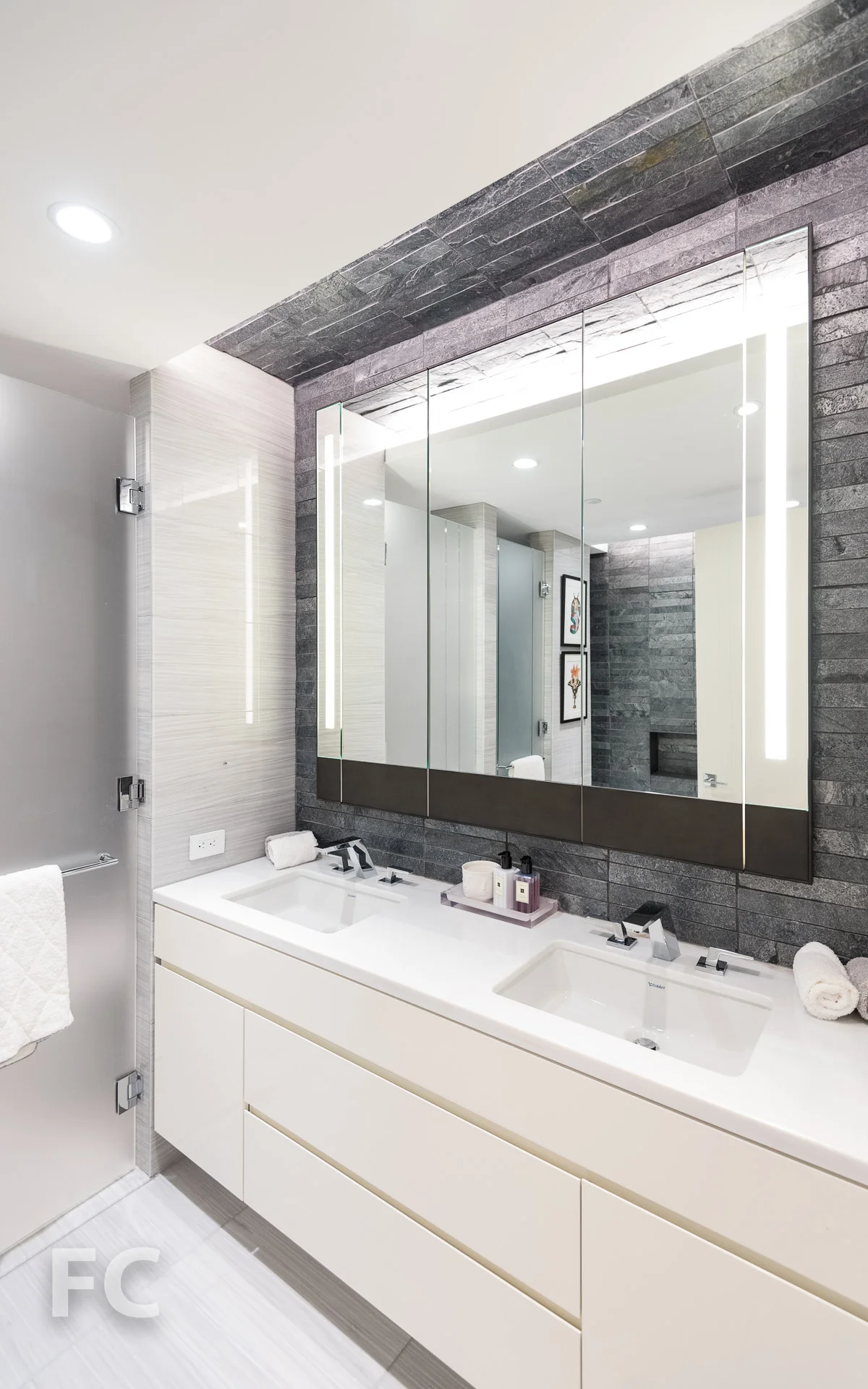 Master bathroom vanity.