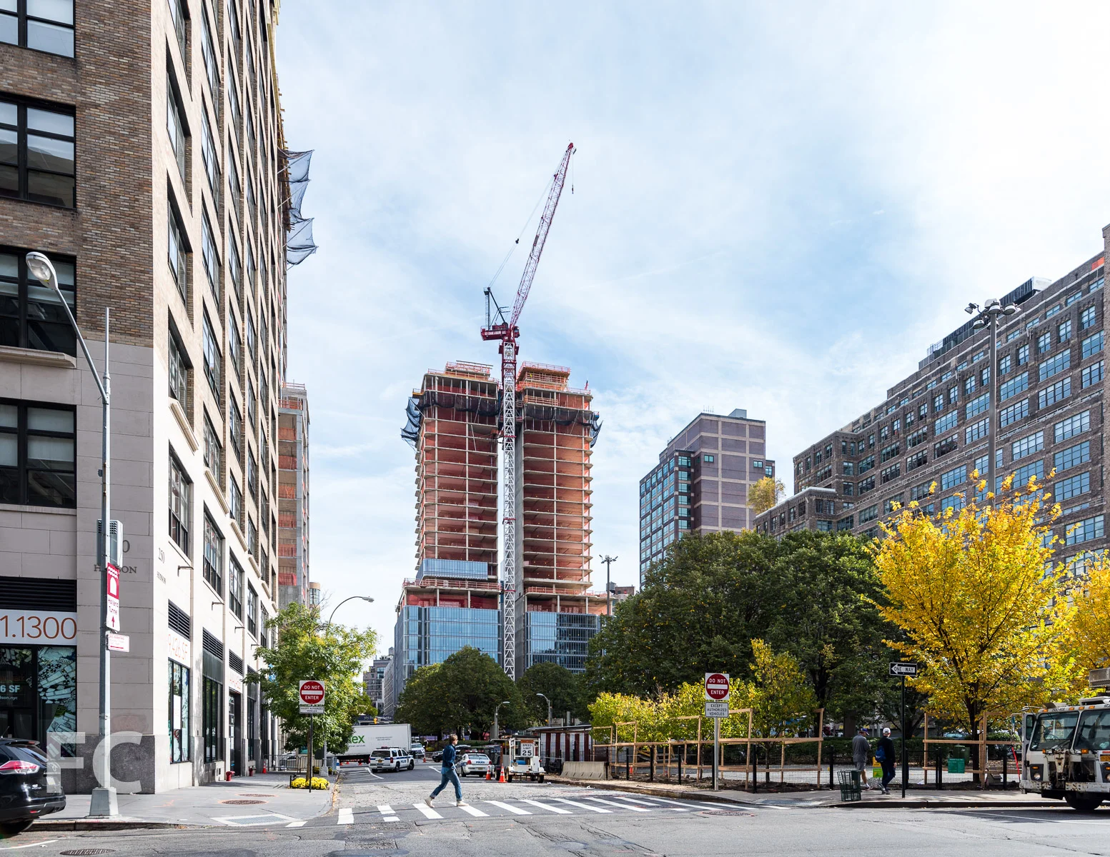 West façade from Broome Street.
