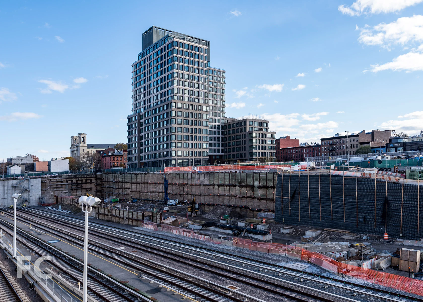 Northwest corner from Atlantic Avenue.