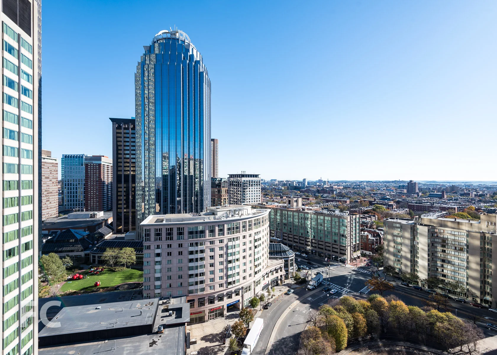 View east from the 17th floor.