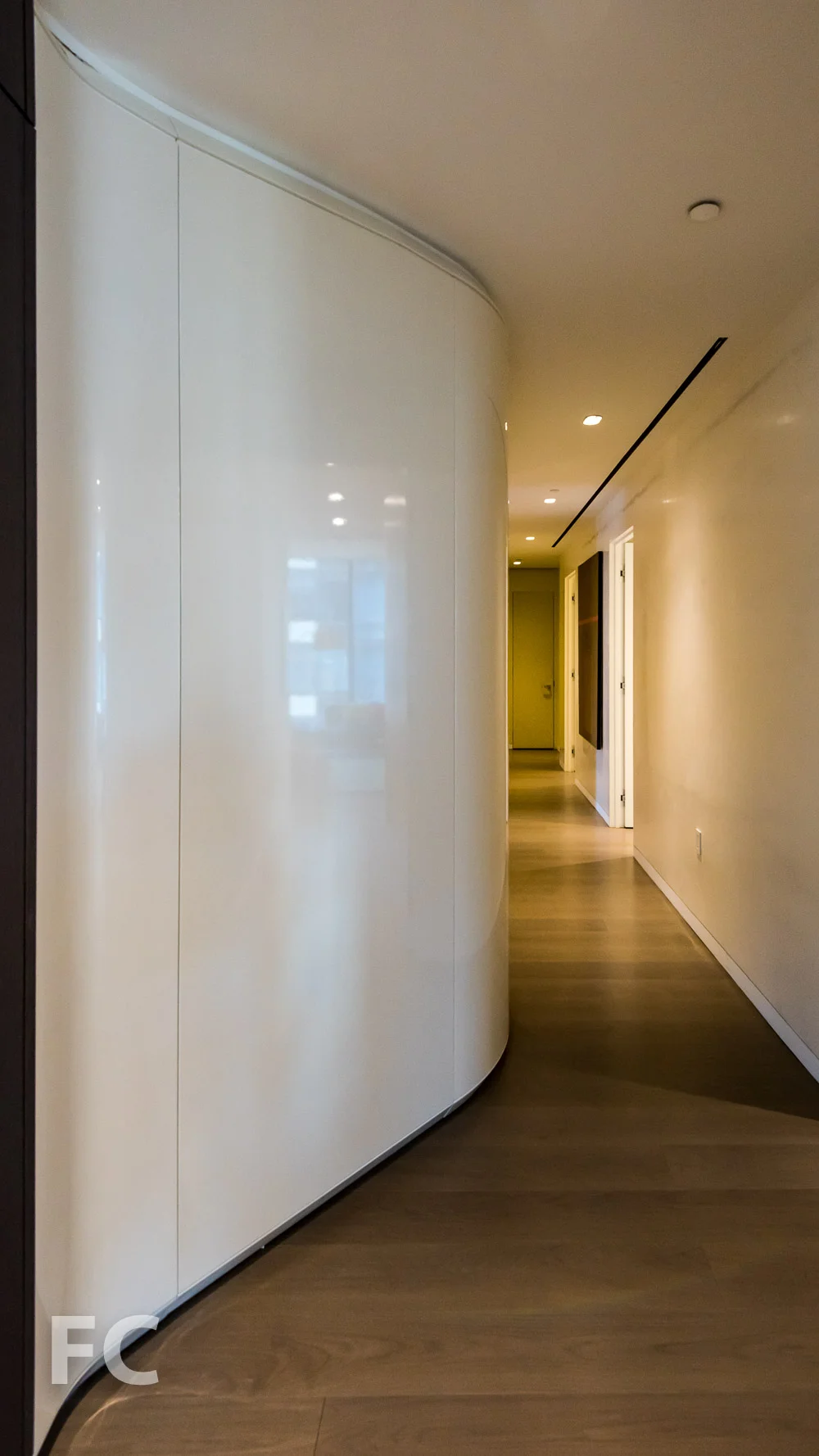 Hallway leading to the secondary bedrooms.