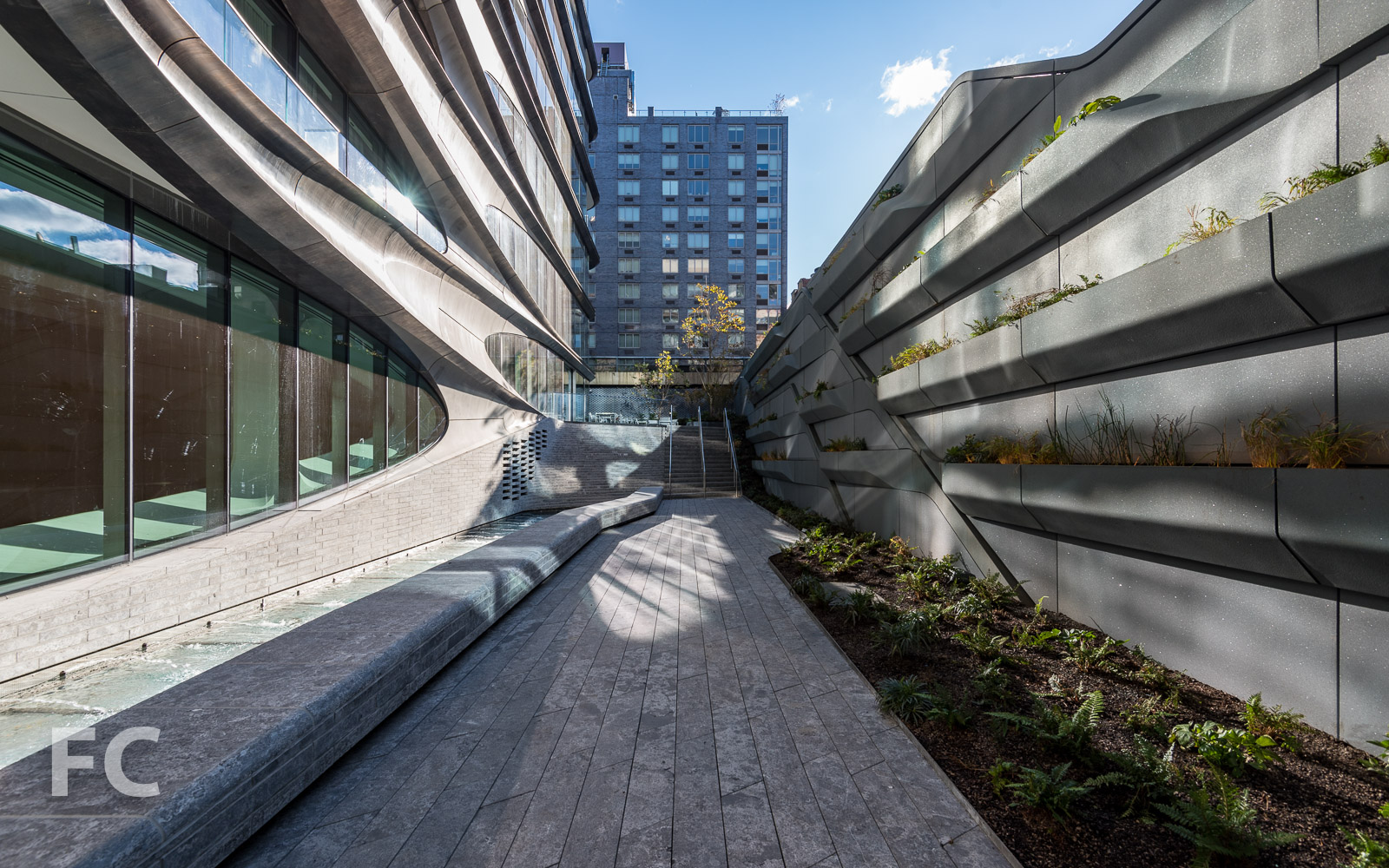 High Line terrace.
