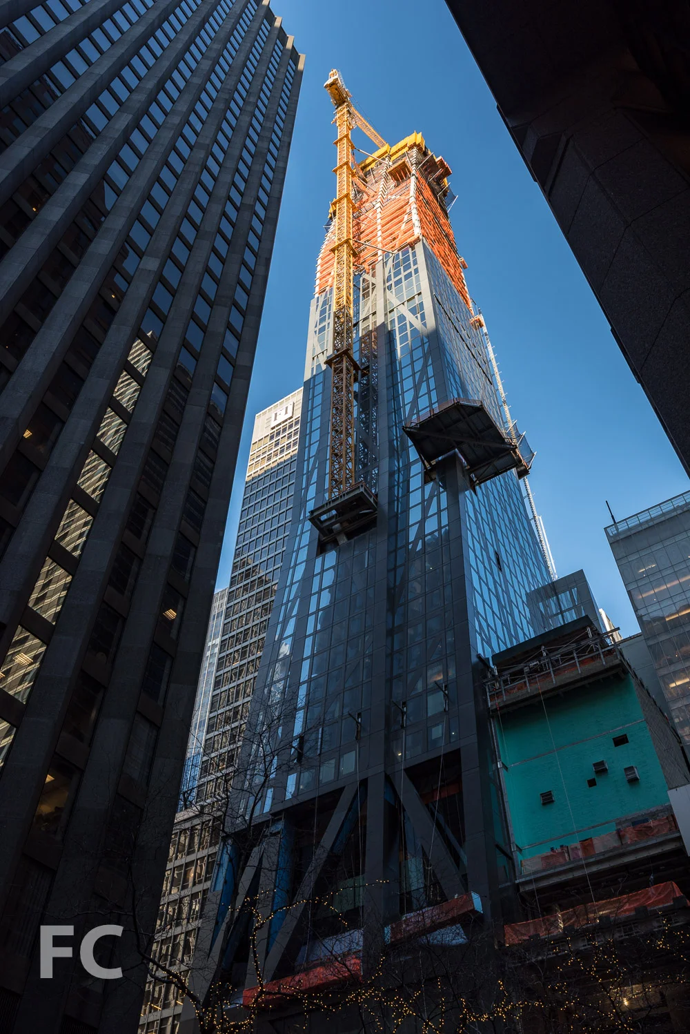 Southeast corner from West 53rd Street.
