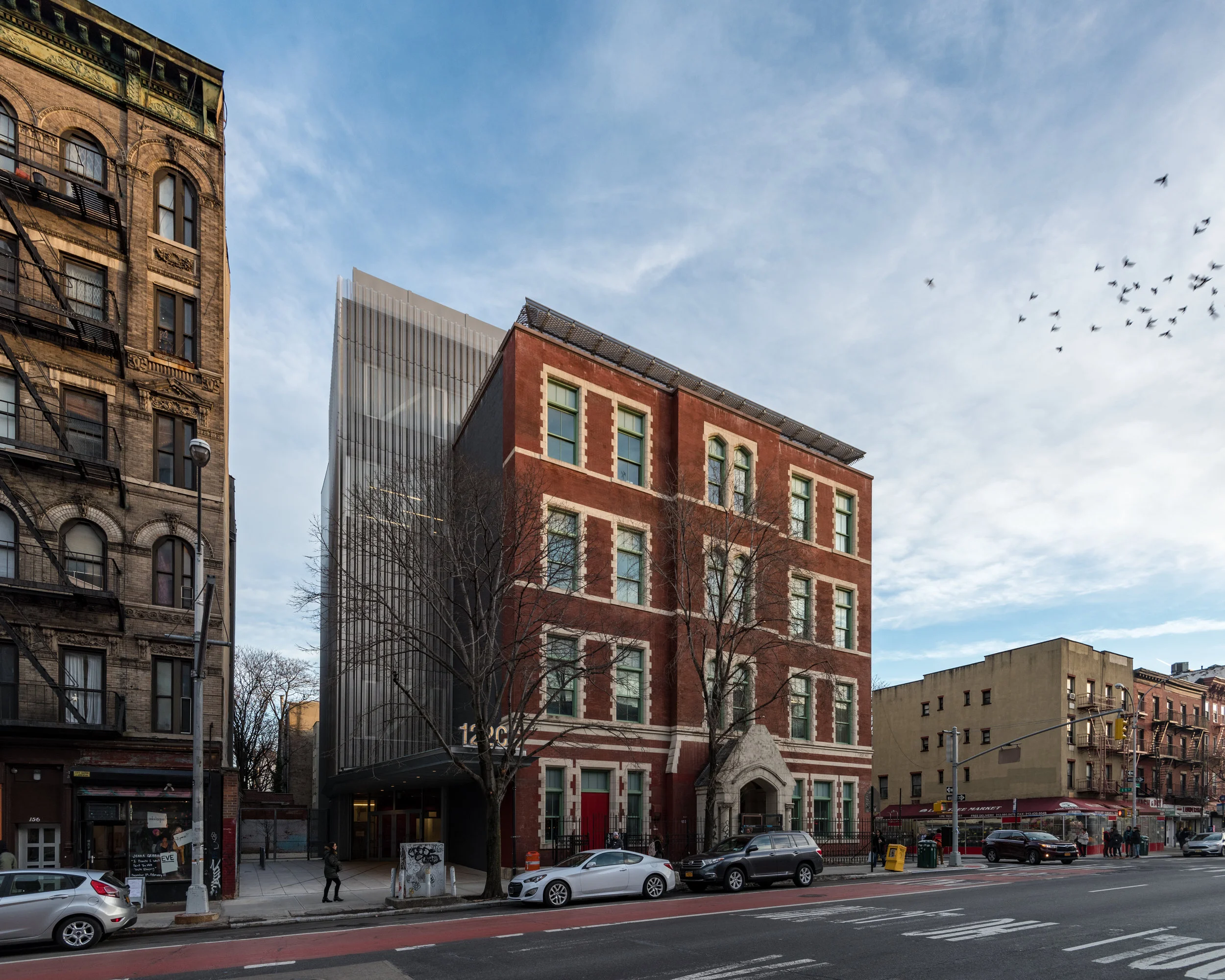 Northwest corner from First Avenue.