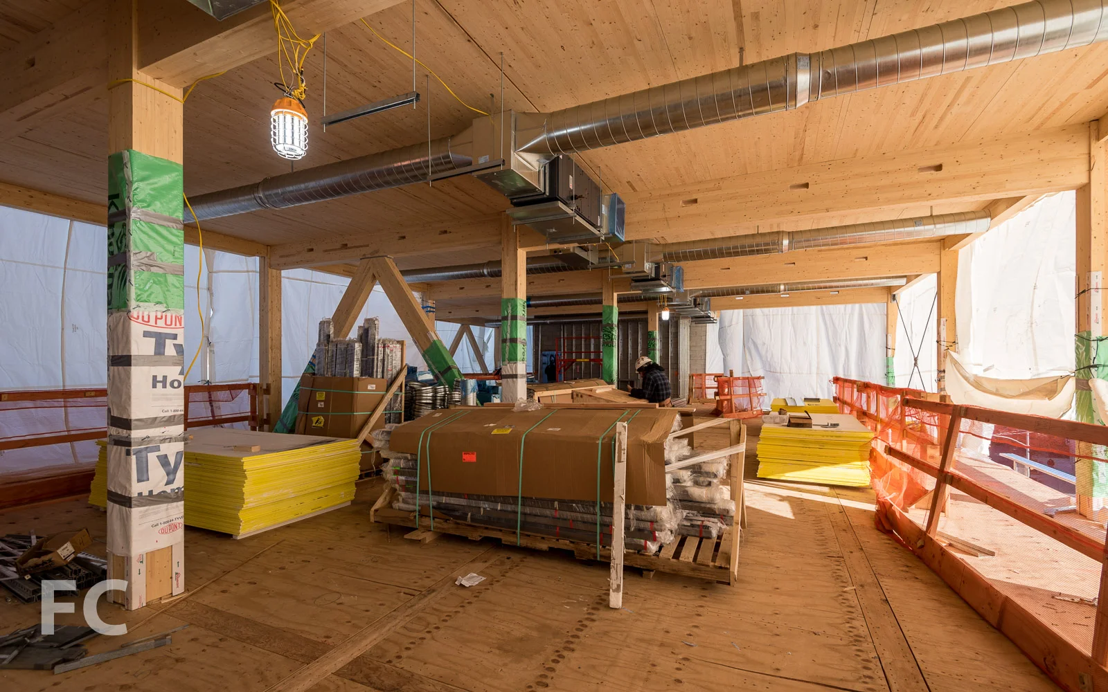 Third floor interior of 320 Wythe.