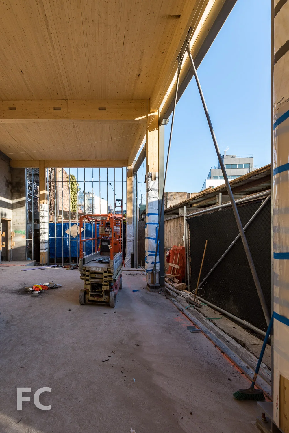 Ground floor at 320 Wythe.