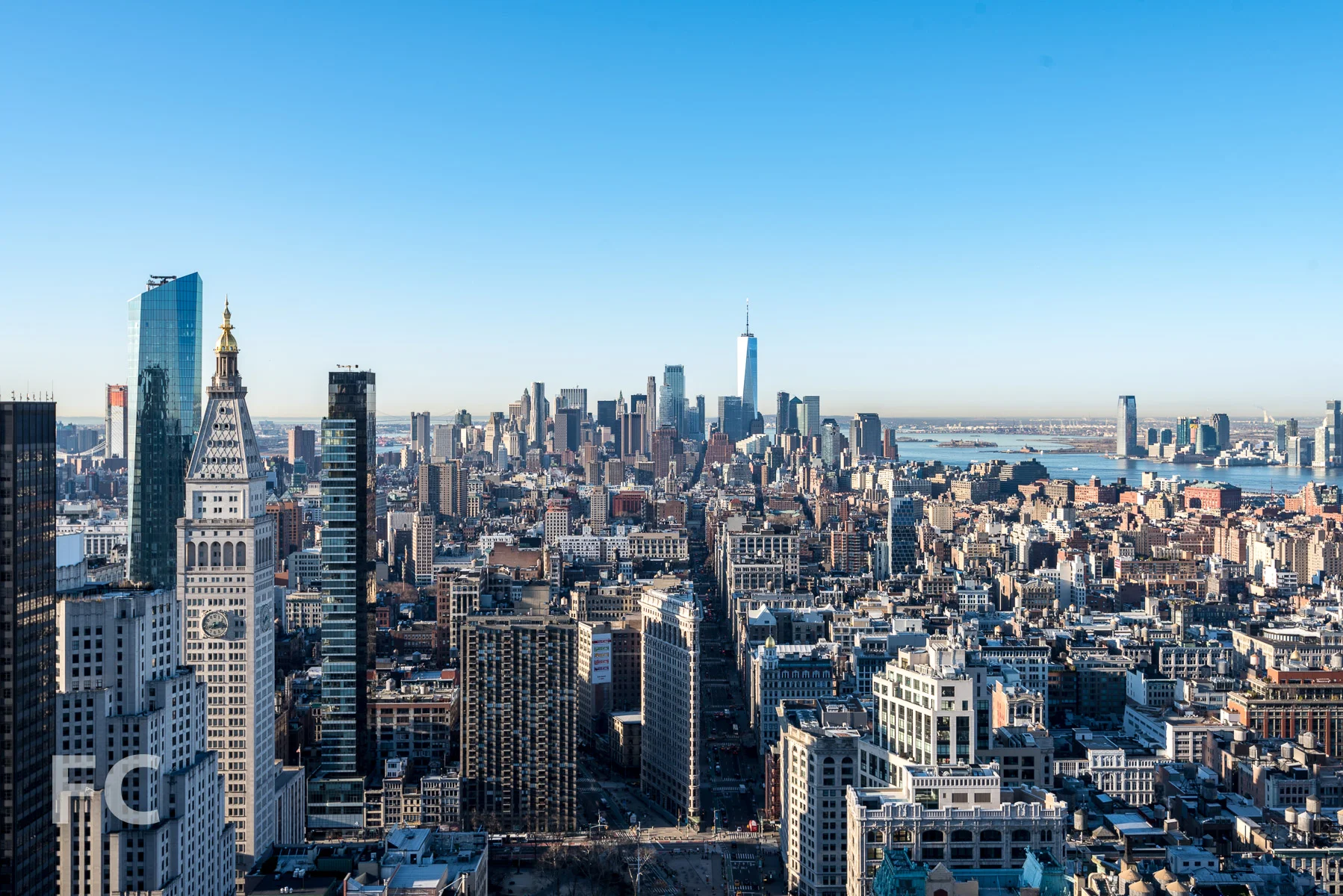 Penthouse view south to Lower Manhattan.