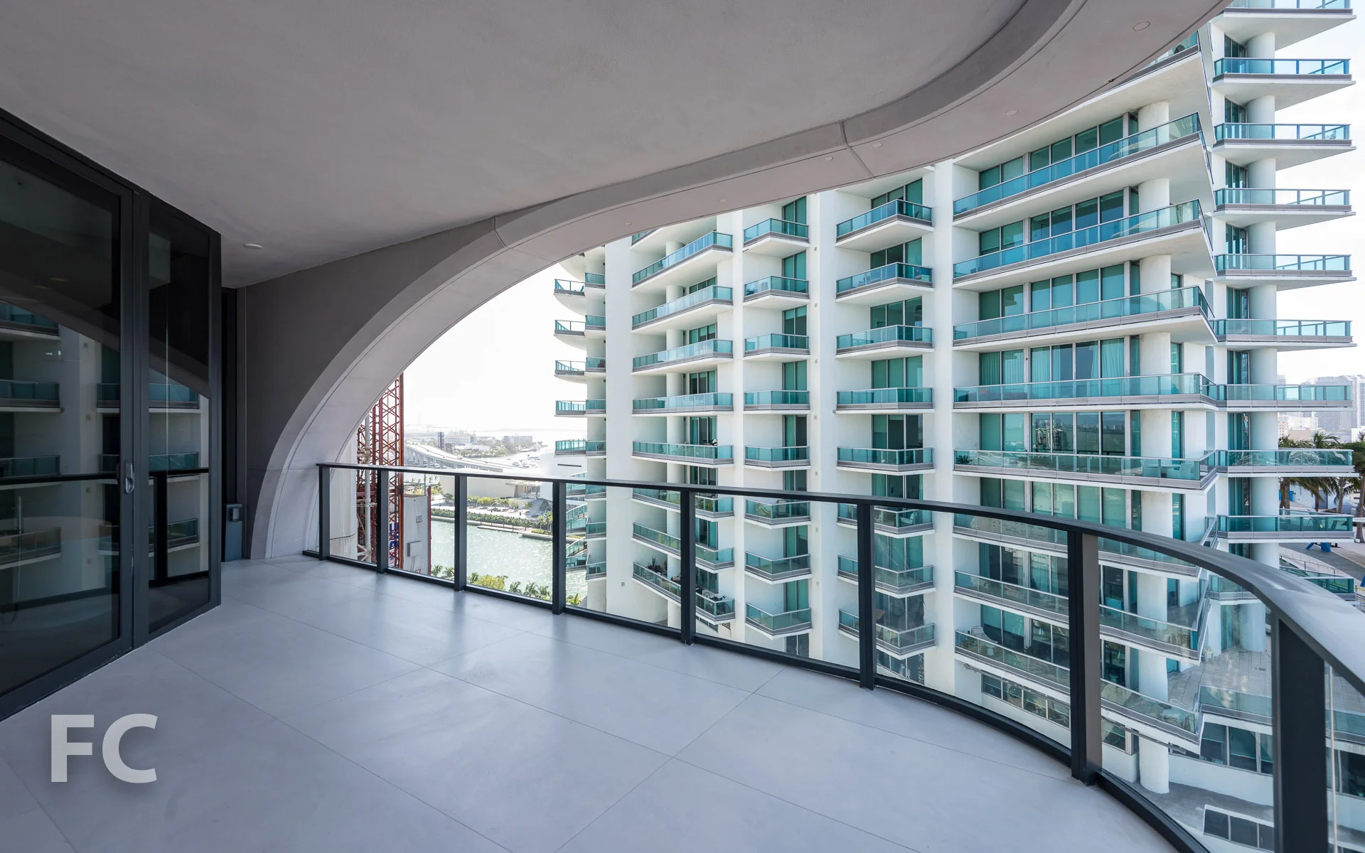 Southwest balcony.