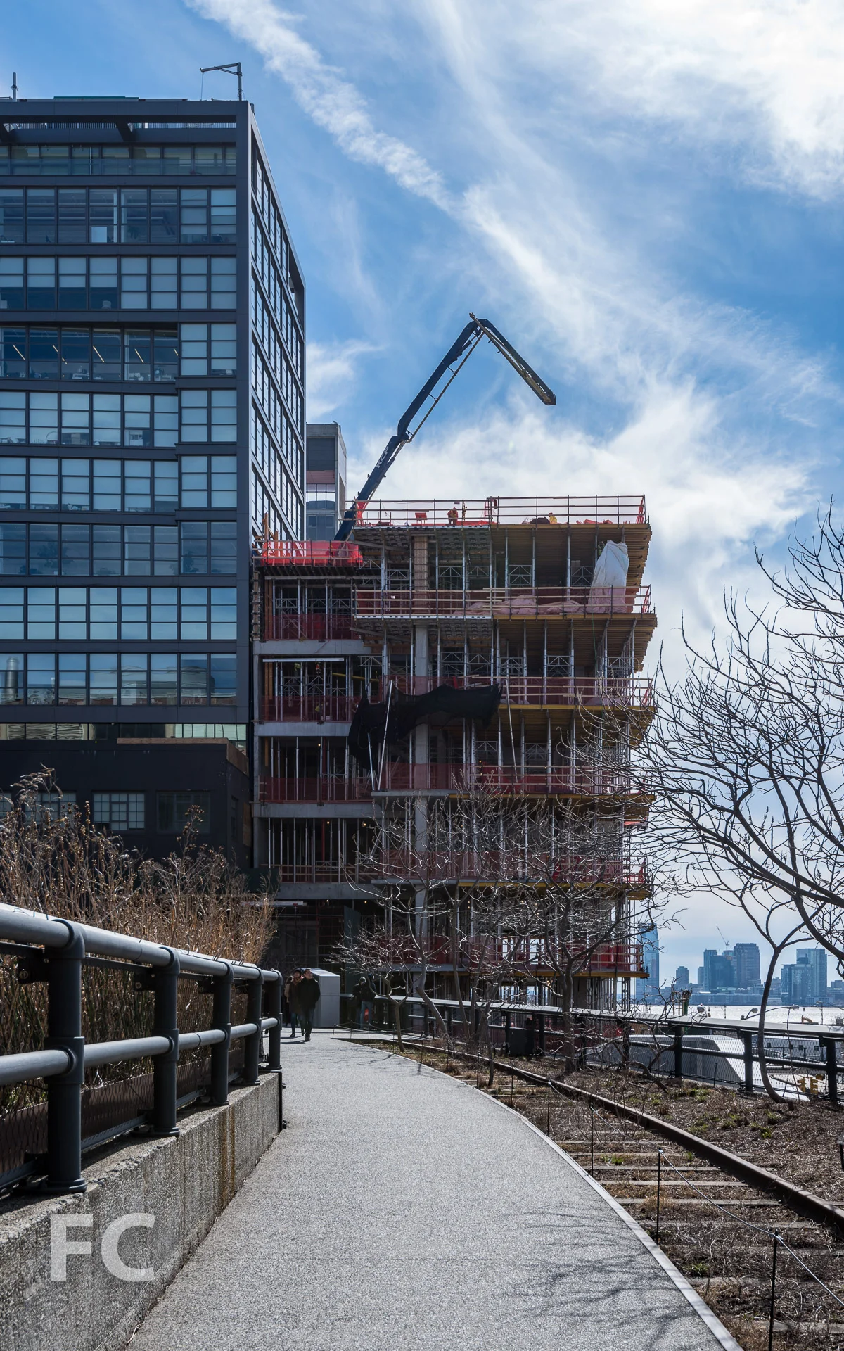 North facade from the High Line.
