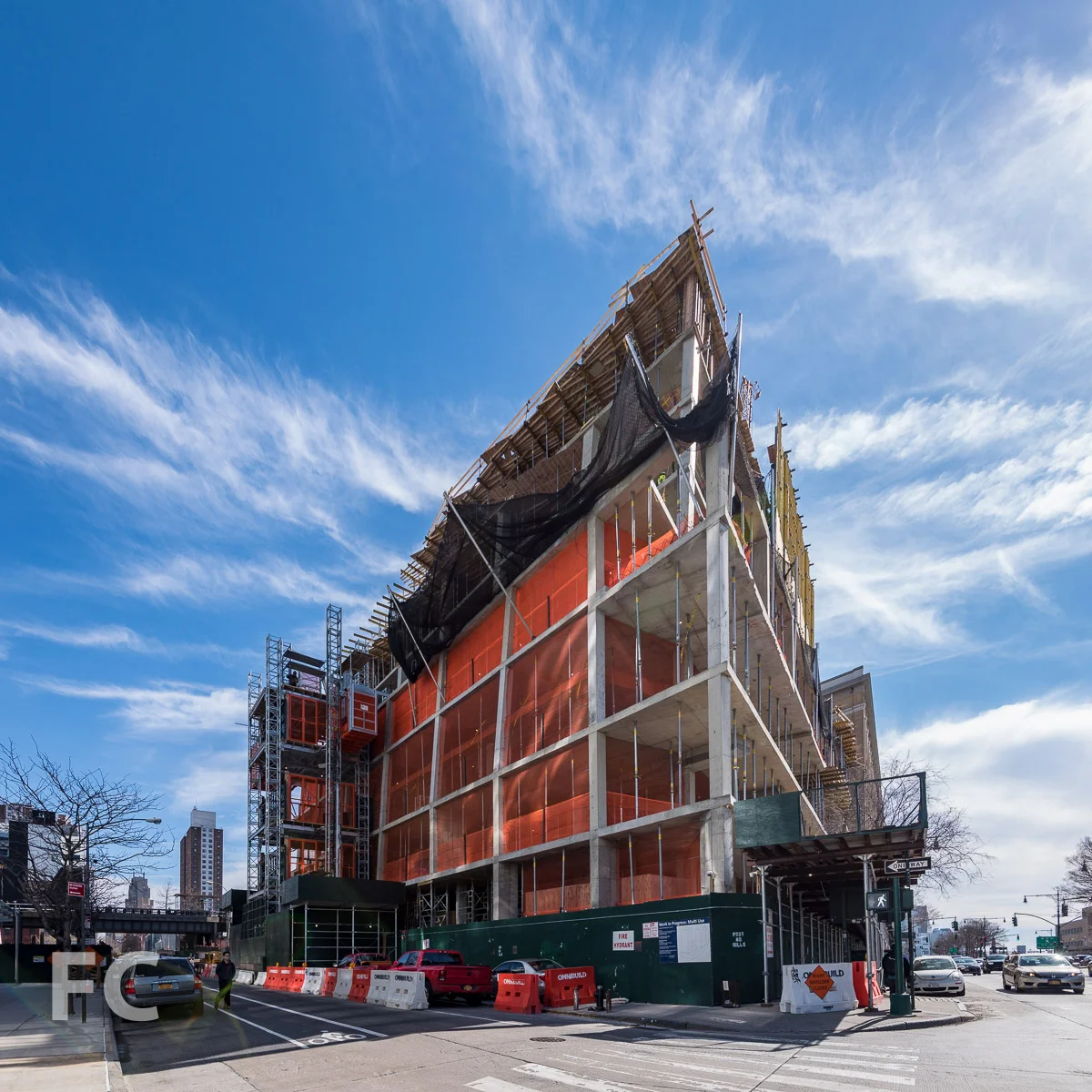 Northwest corner from 11th Avenue.