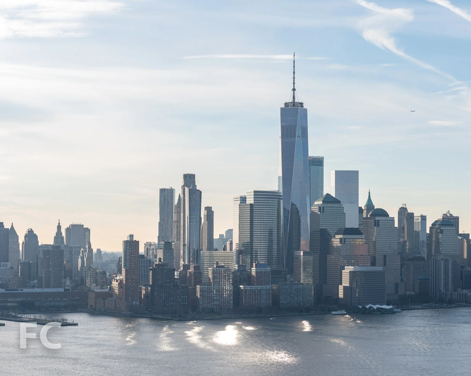 View to the southeast from the penthouse of 75 Park Lane.