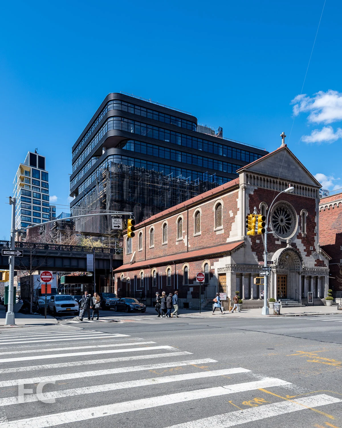 Southeast corner from 10th Avenue.