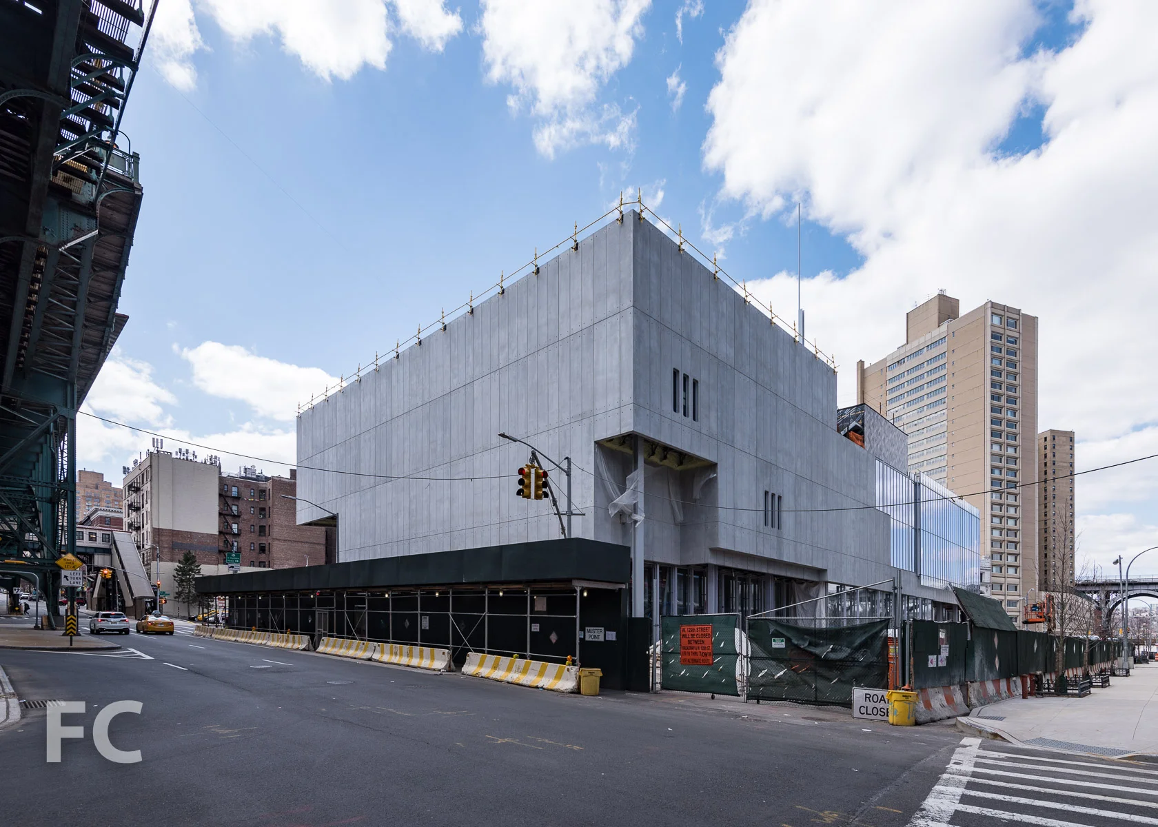 Northeast corner of the University Forum from Broadway.