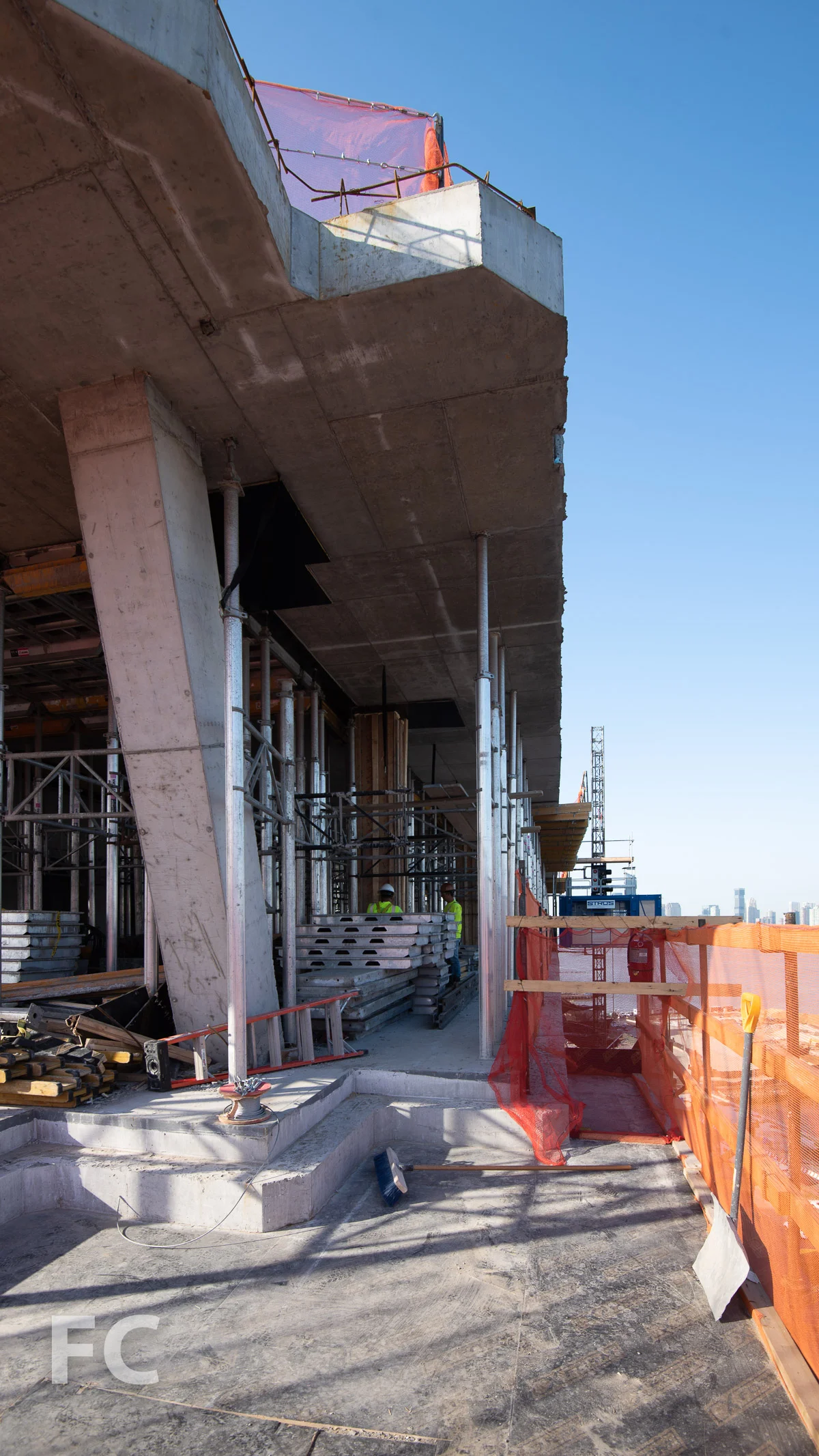 Northwest corner of the 10th floor.
