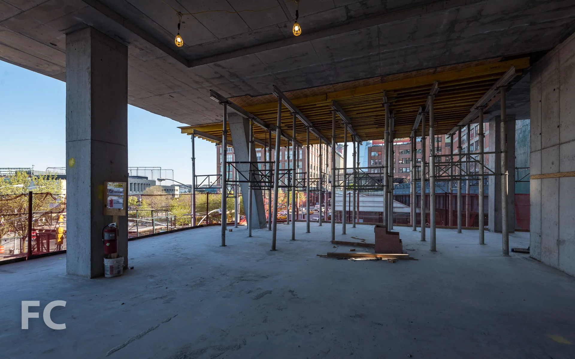 Northwest corner of second floor.