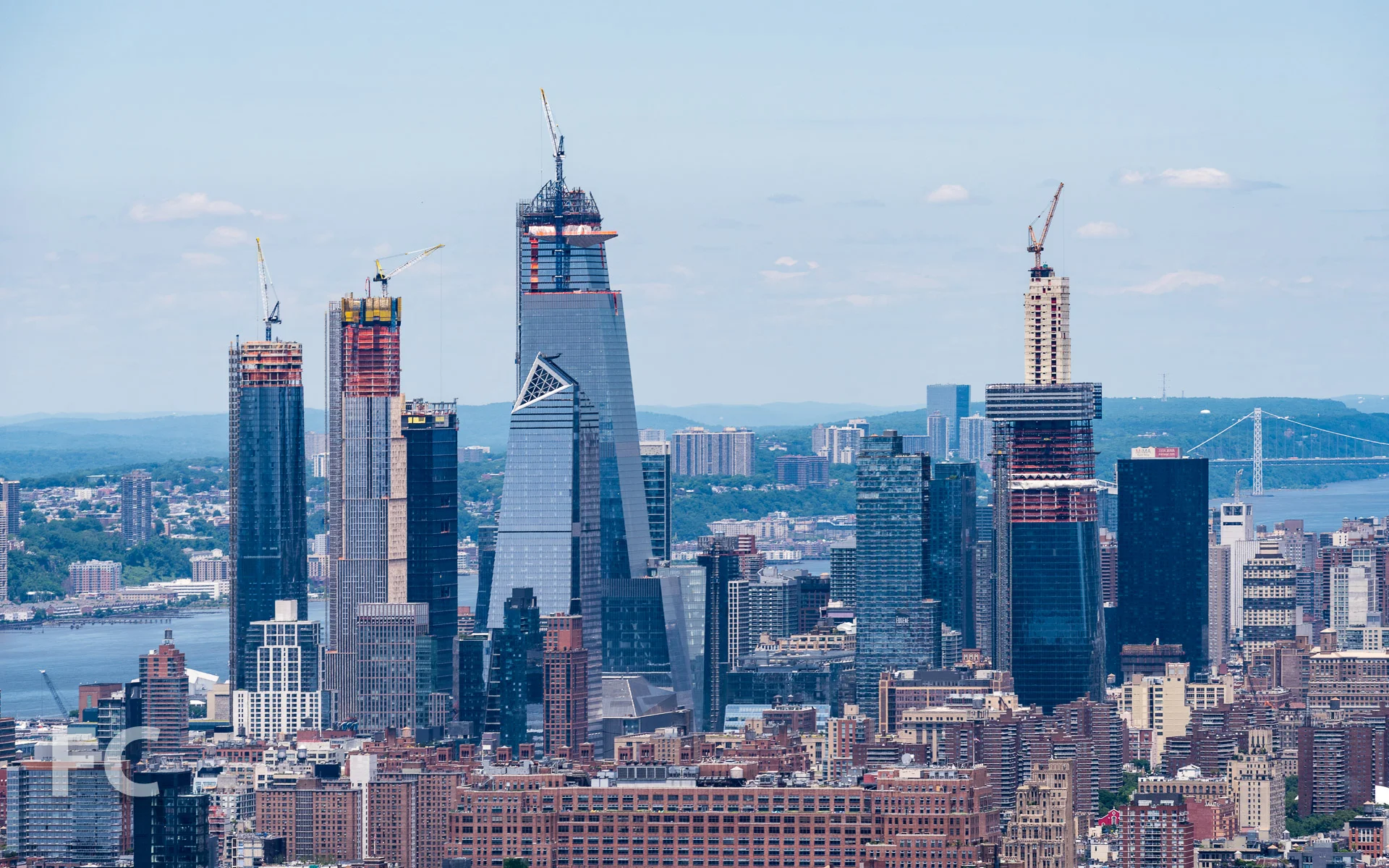 View of Hudson Yards.