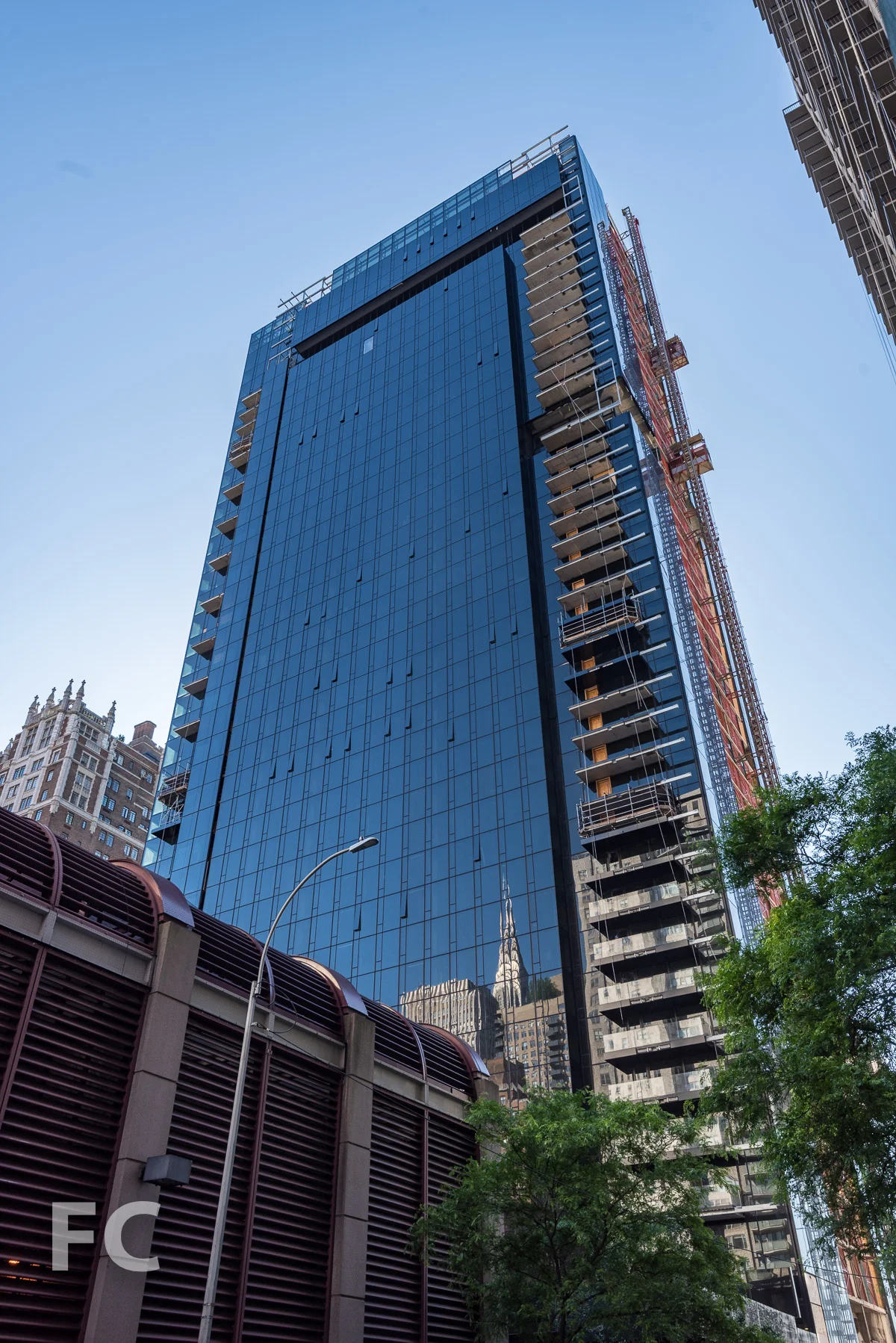 Southwest corner from East 39th Street.