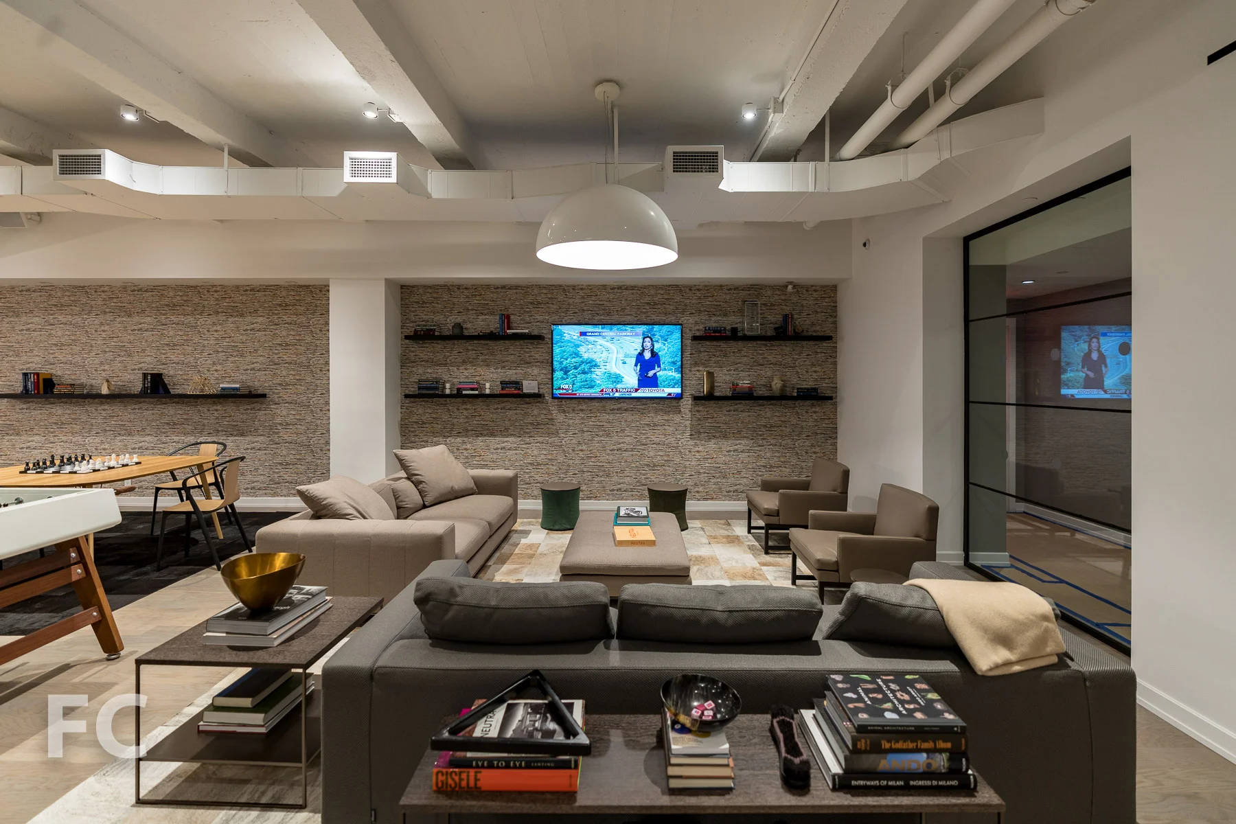 Residents' lounge.