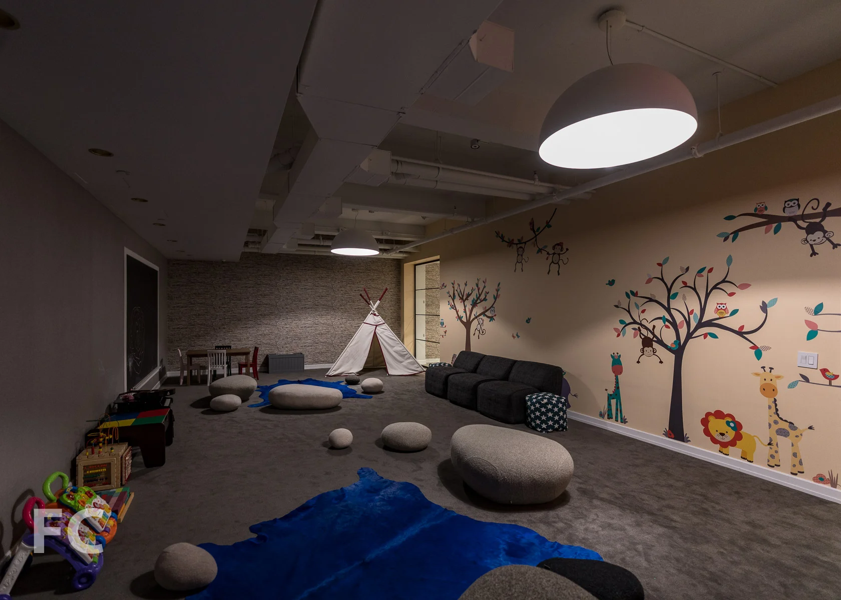 Children's playroom.