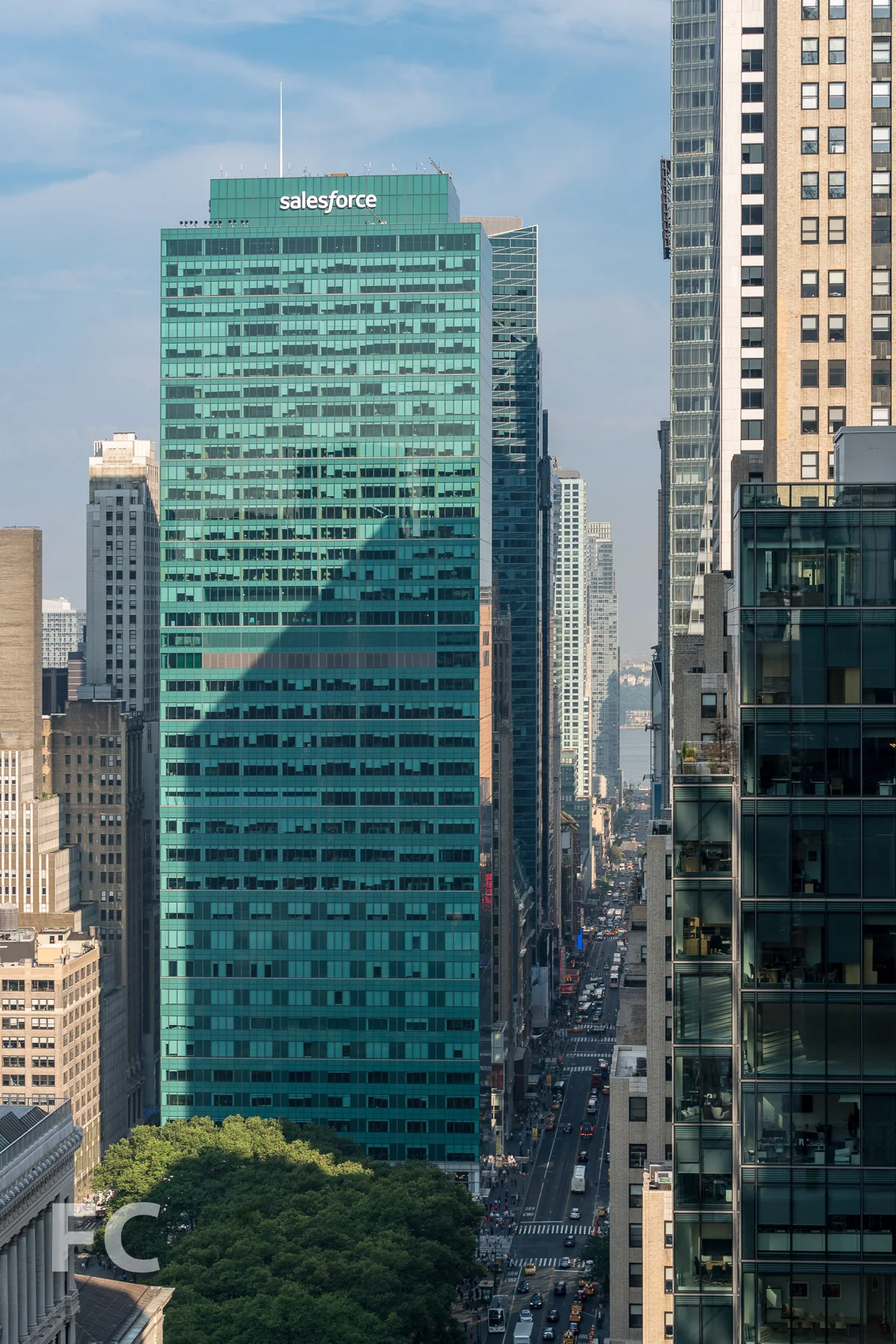 View to the east from floor 20.