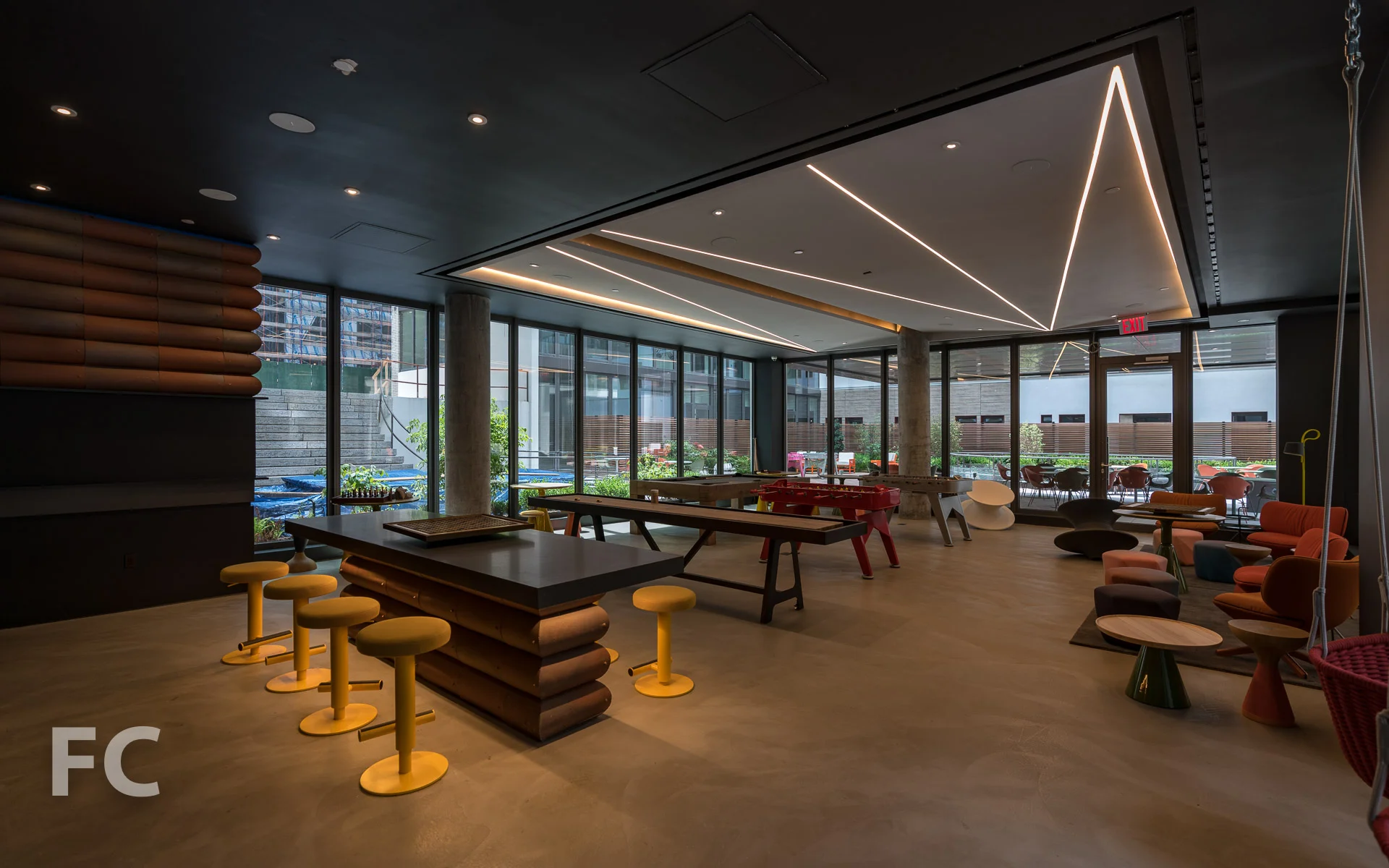 Game room.
