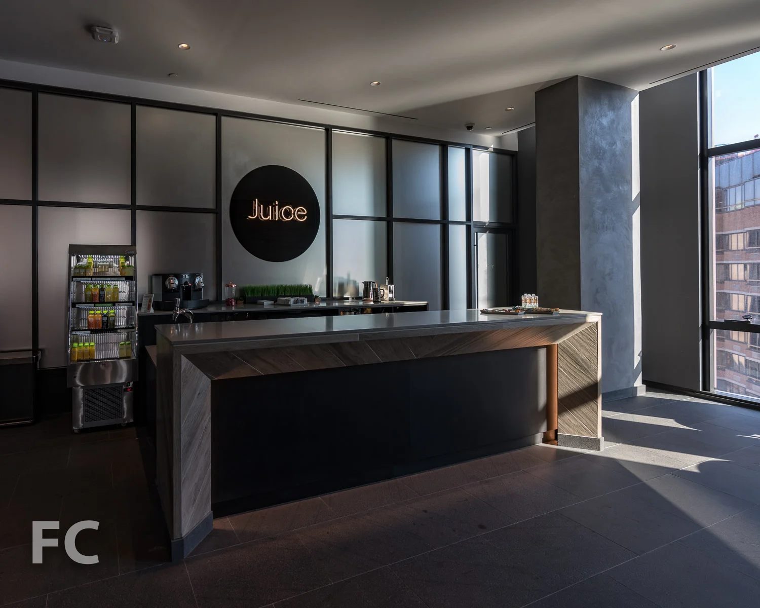Juice bar.