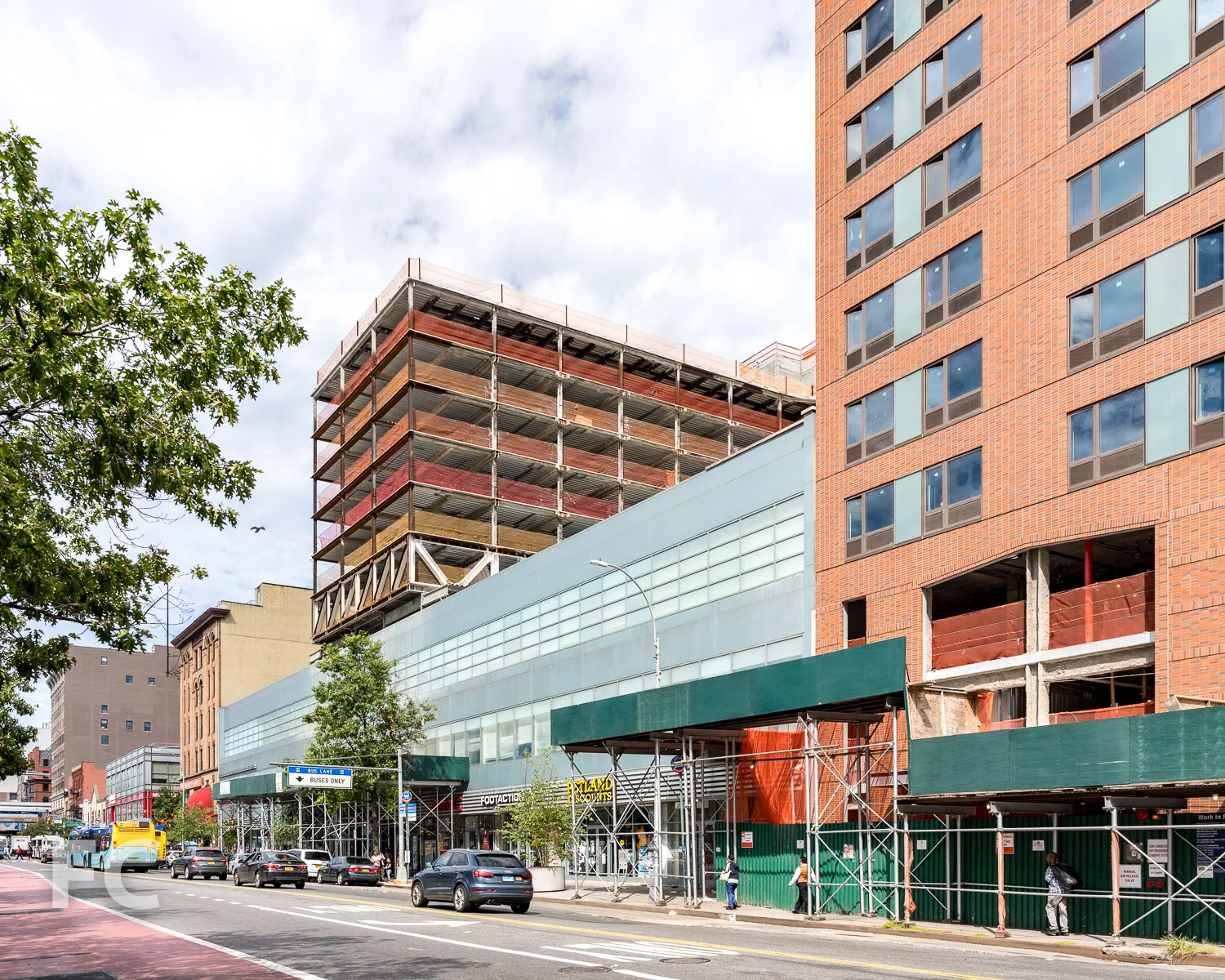 Southeast corner from East 125th Street.