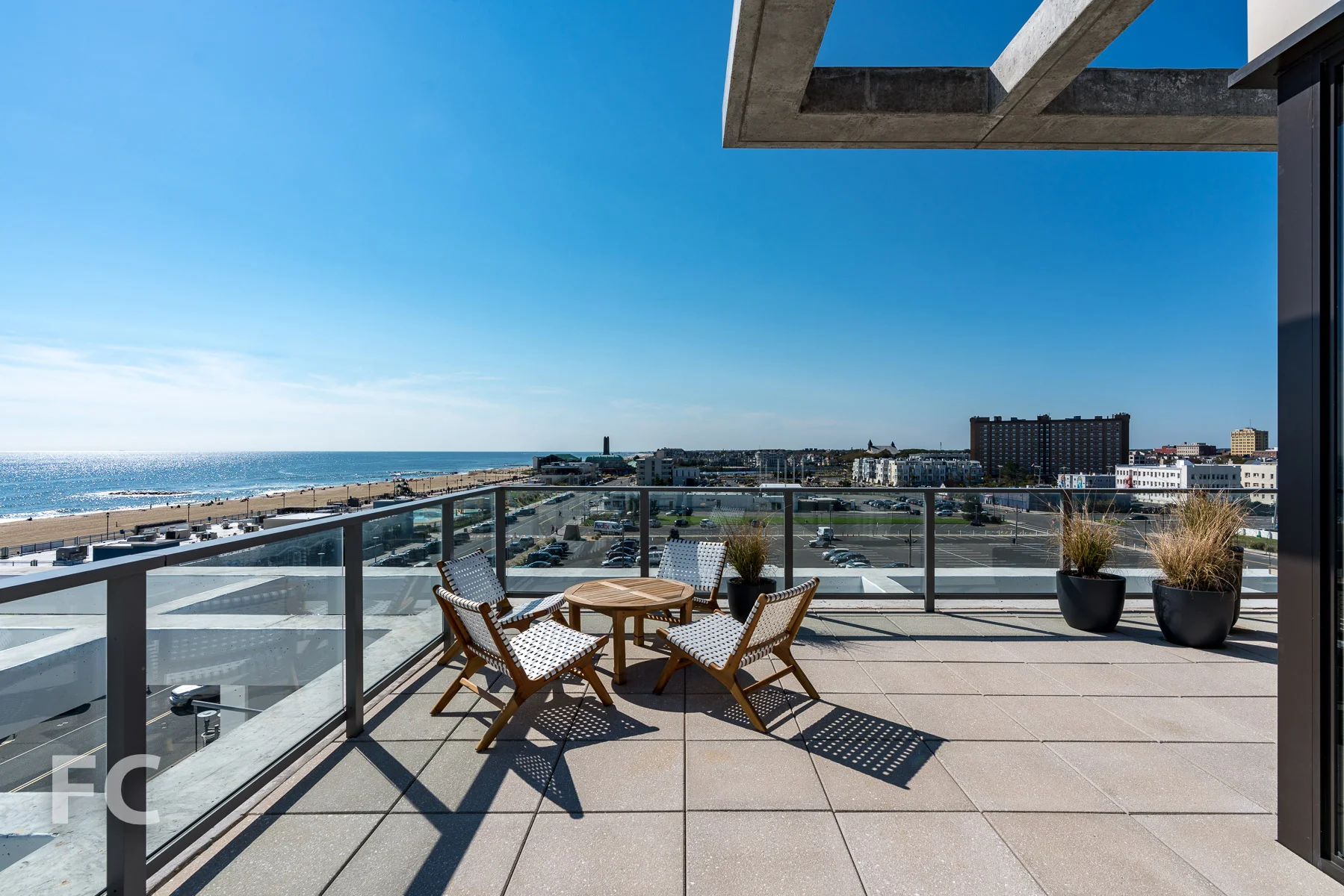 Private terrace.