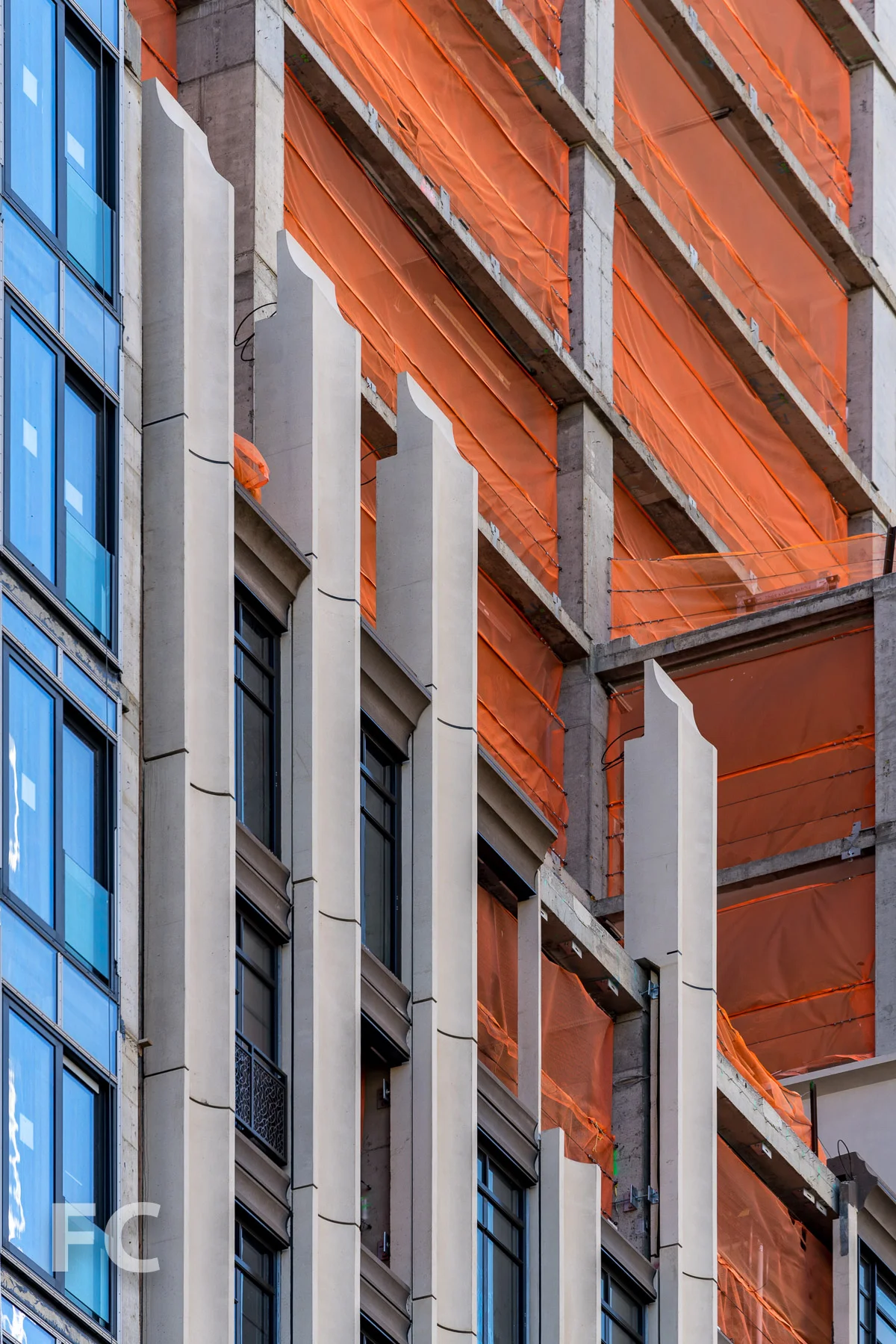 North facade detail.