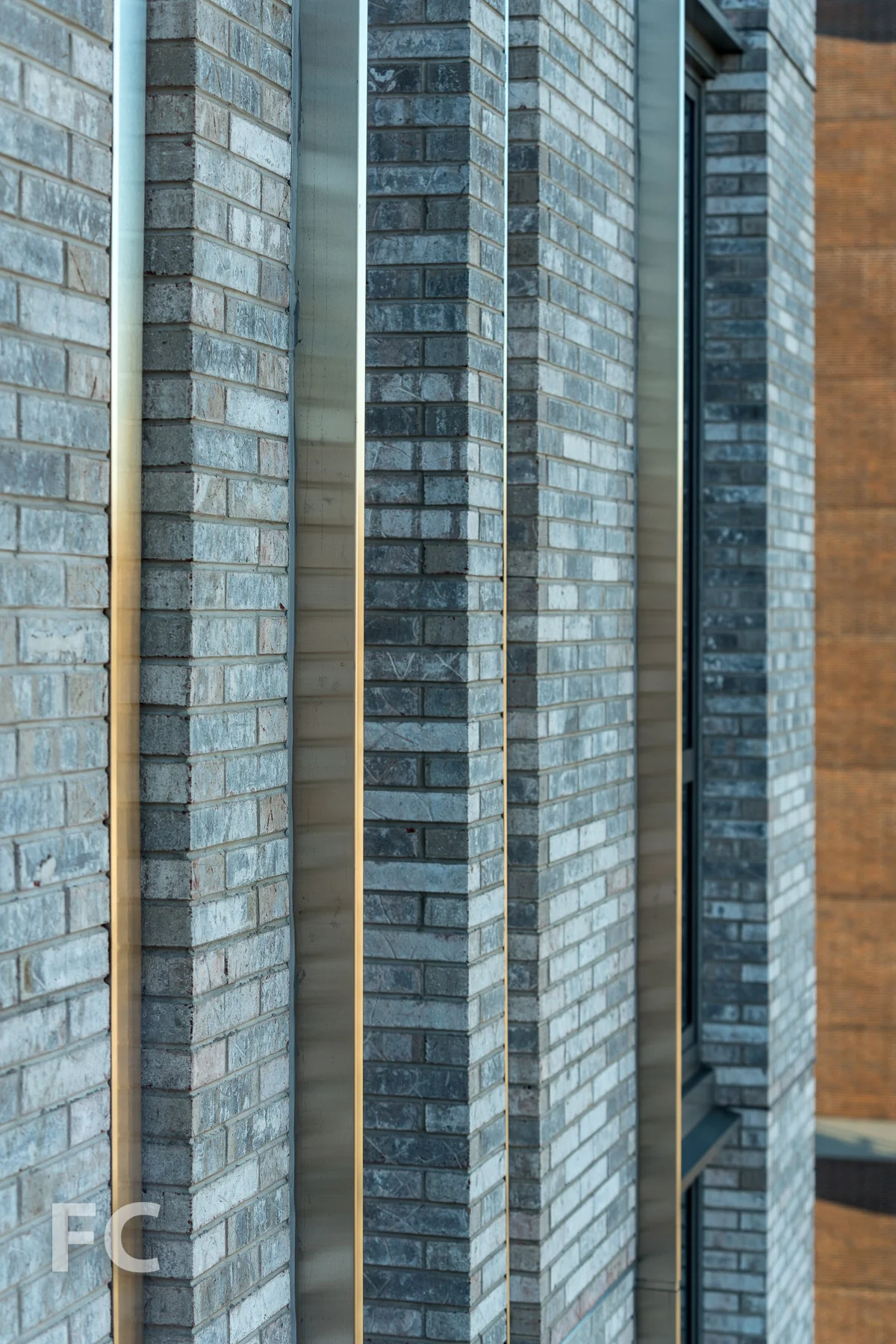 Tower facade detail.