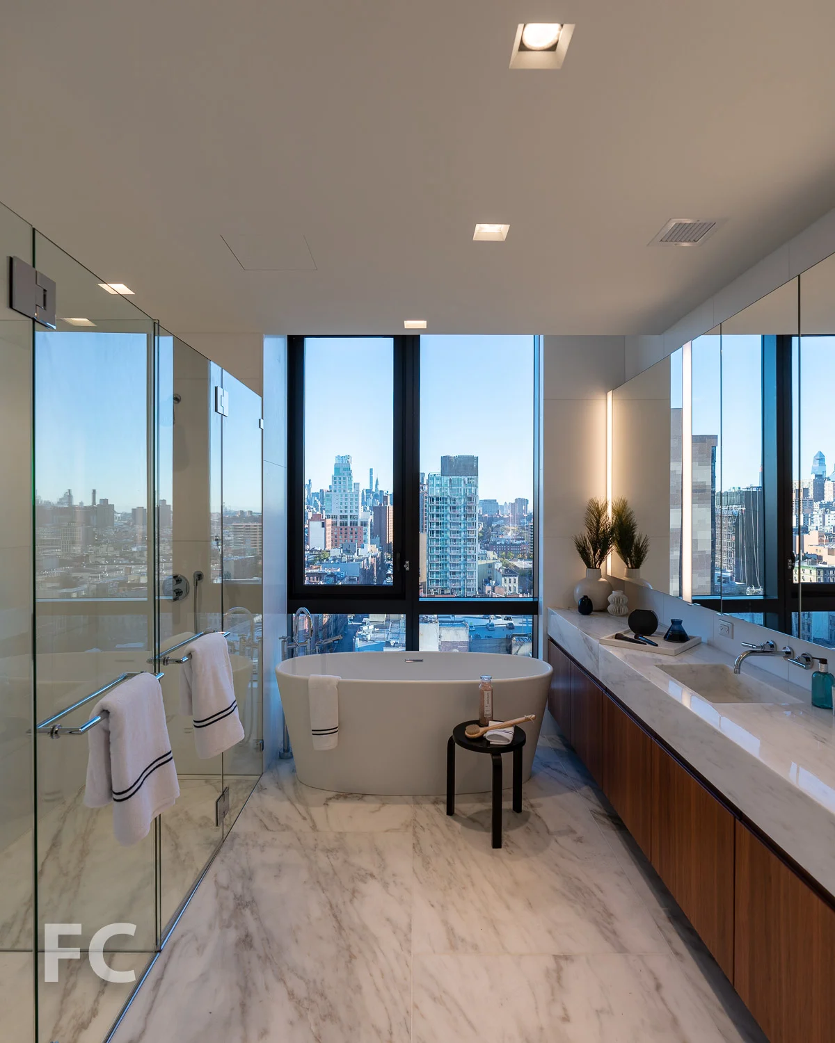 Master bathroom.