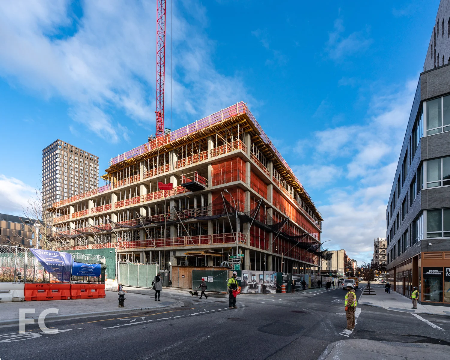Southeast corner from Clinton Street.