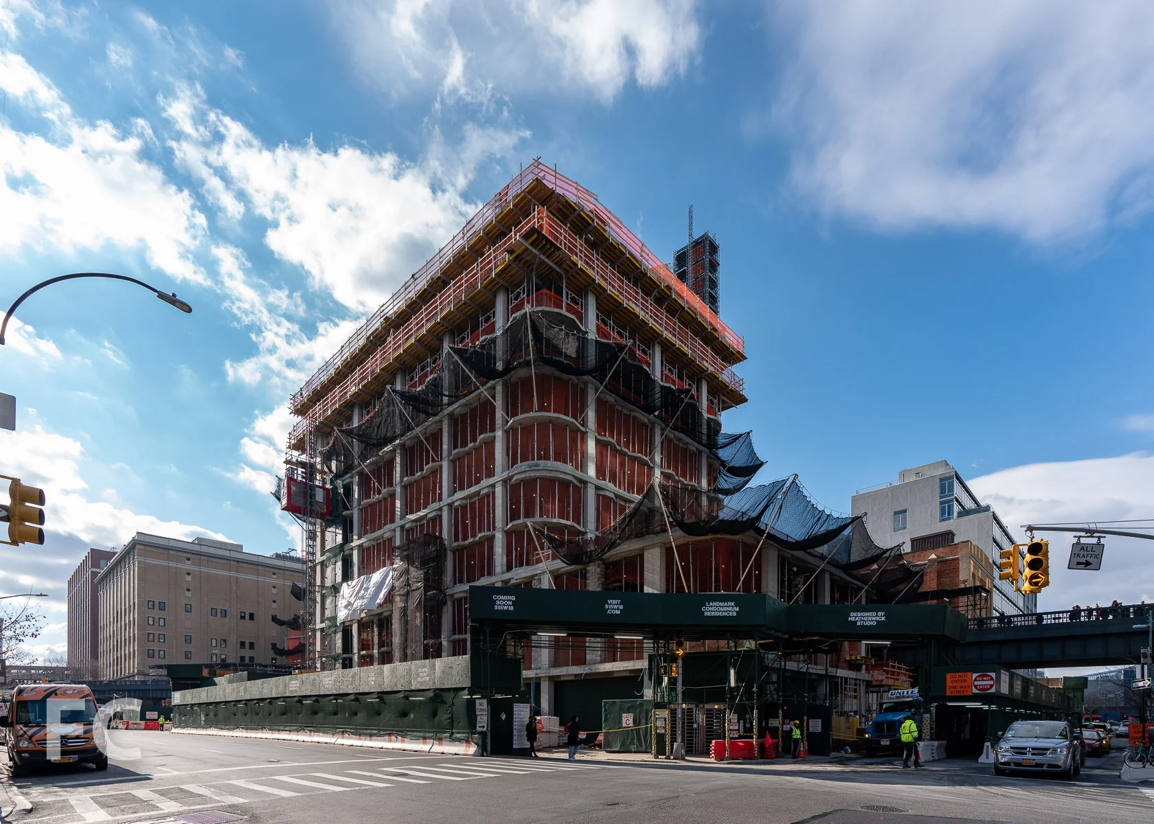 Northeast corner from 10th Avenue.