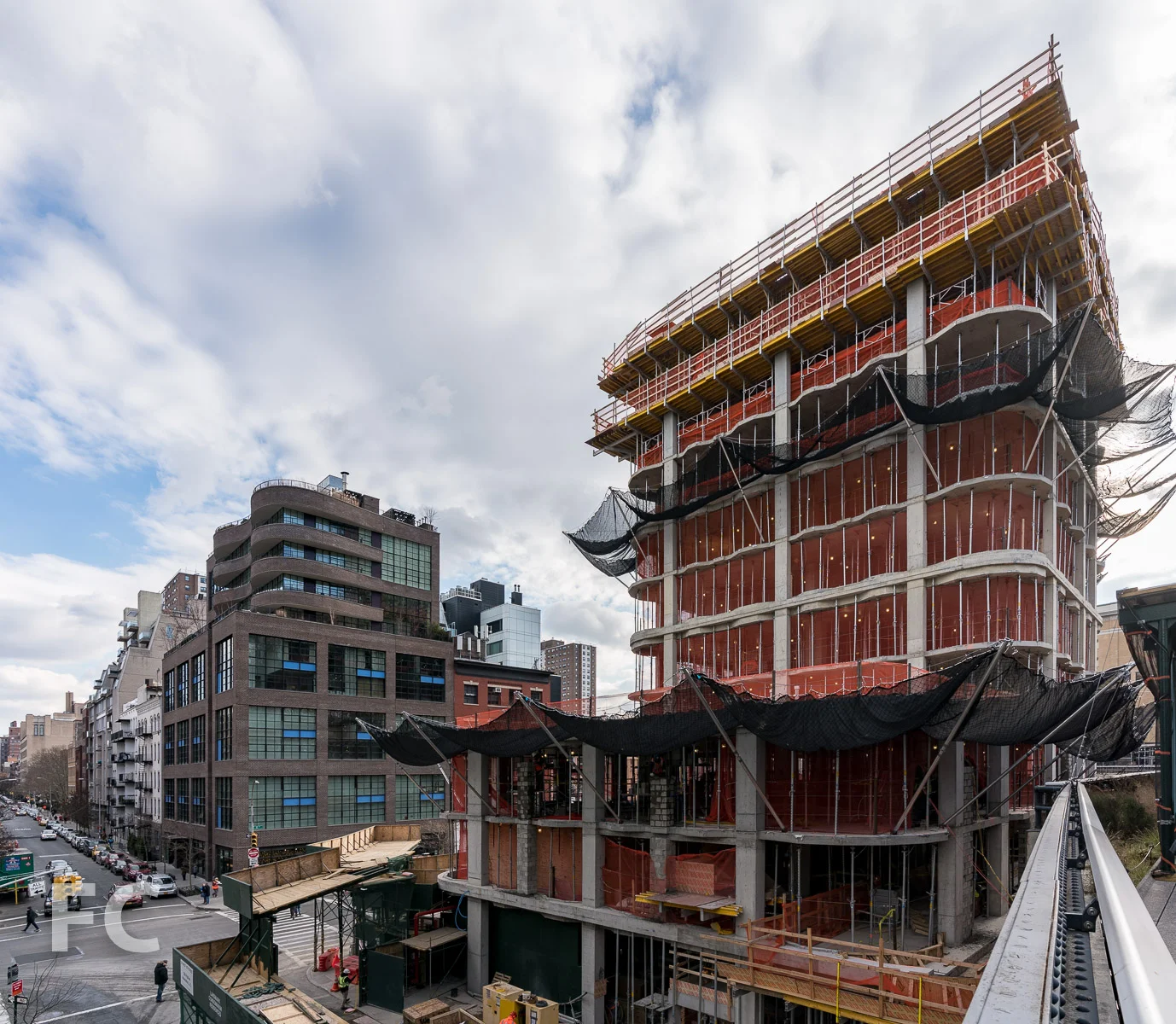 Northwest corner from the High Line.
