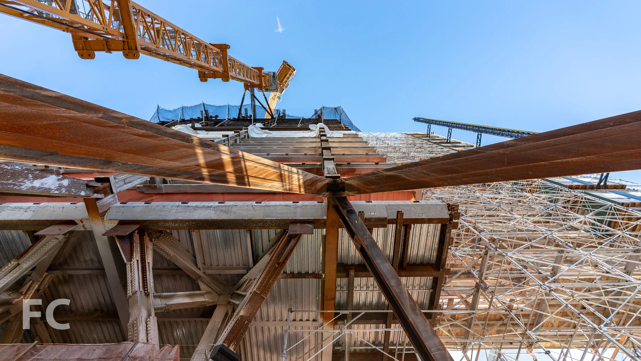 Looking up from the second setback on floor 26.