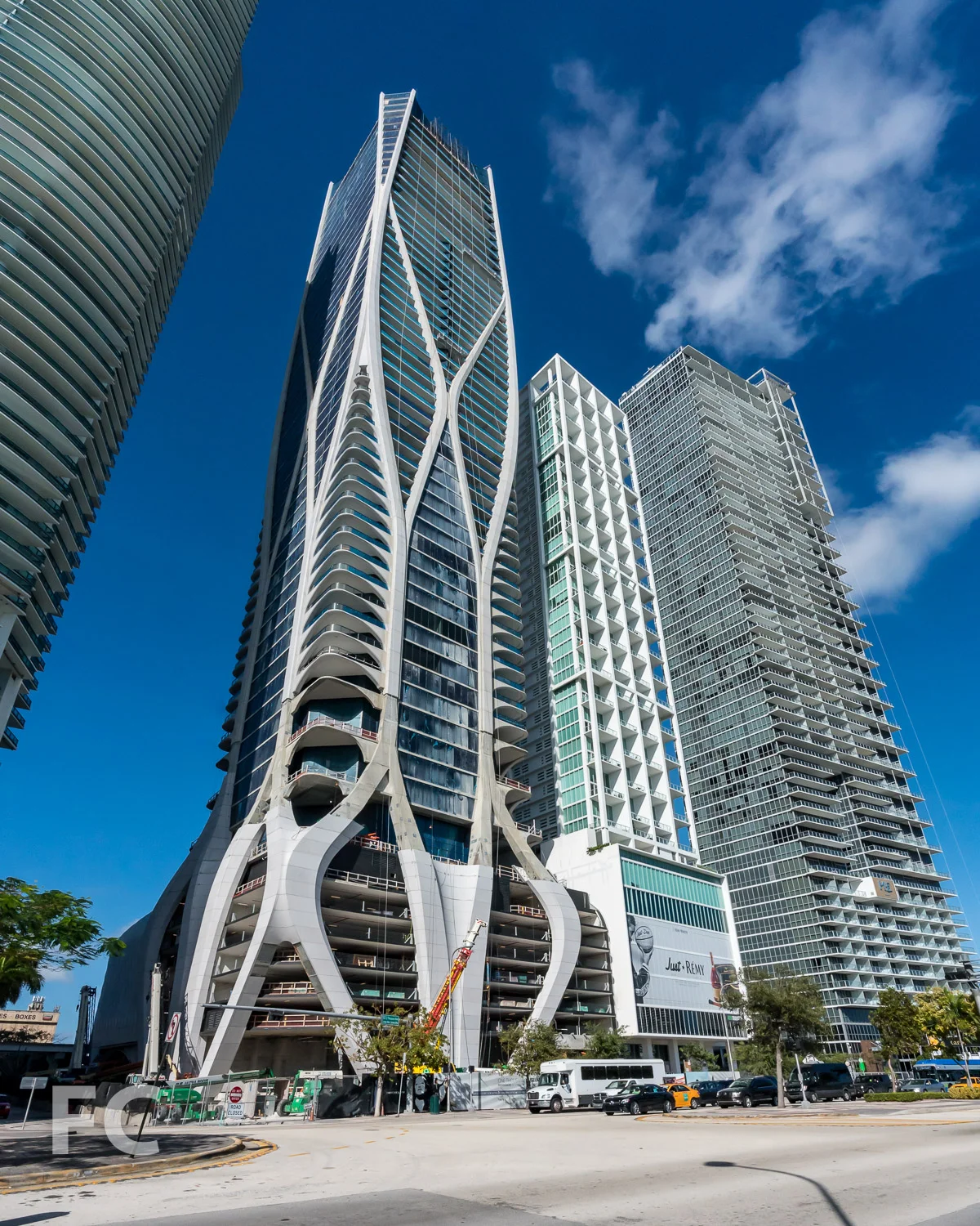 Southeast corner from Biscayne Boulevard.