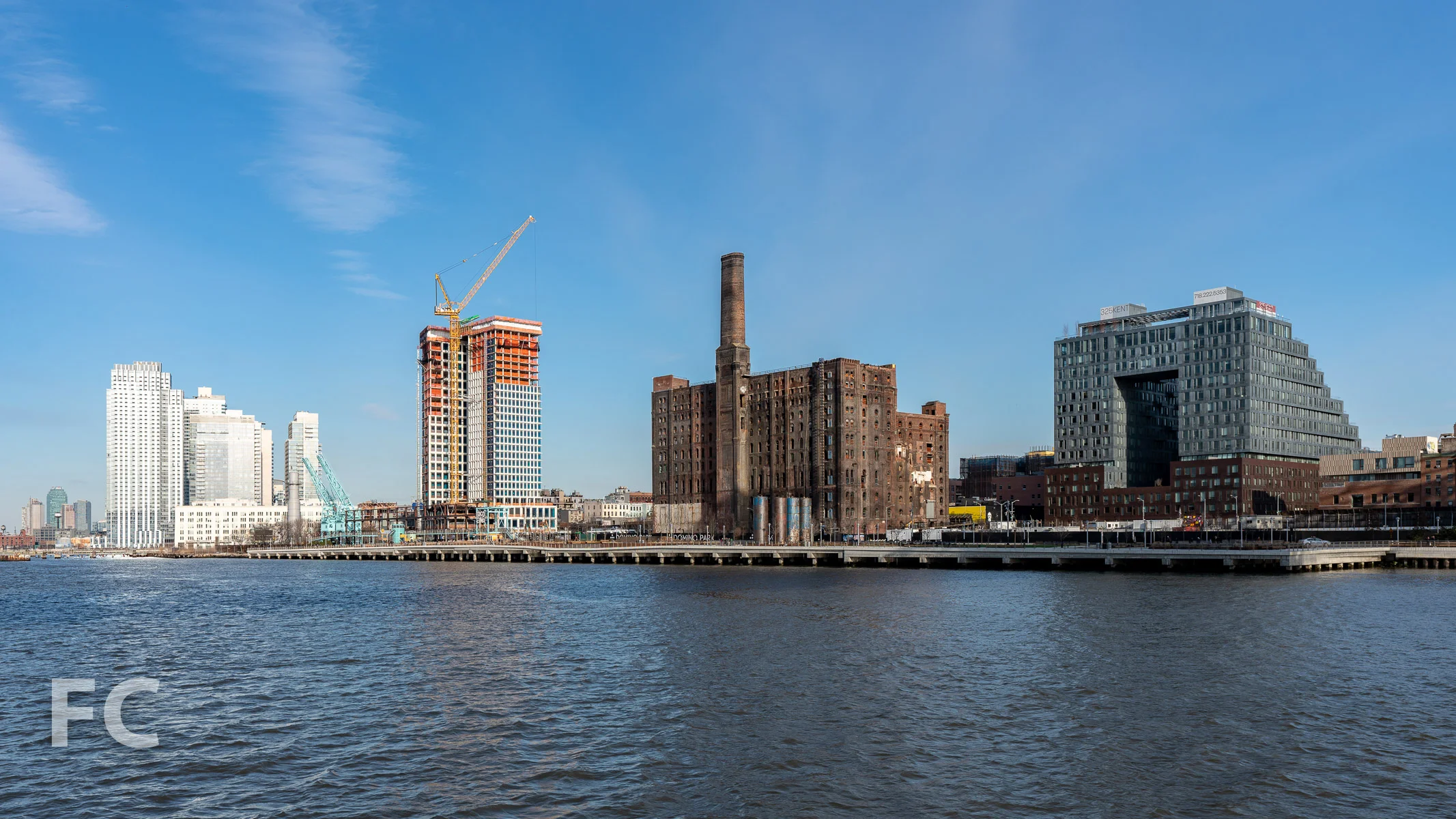 Domino Sugar development with 327 Kent (right) and 1 South First (left).