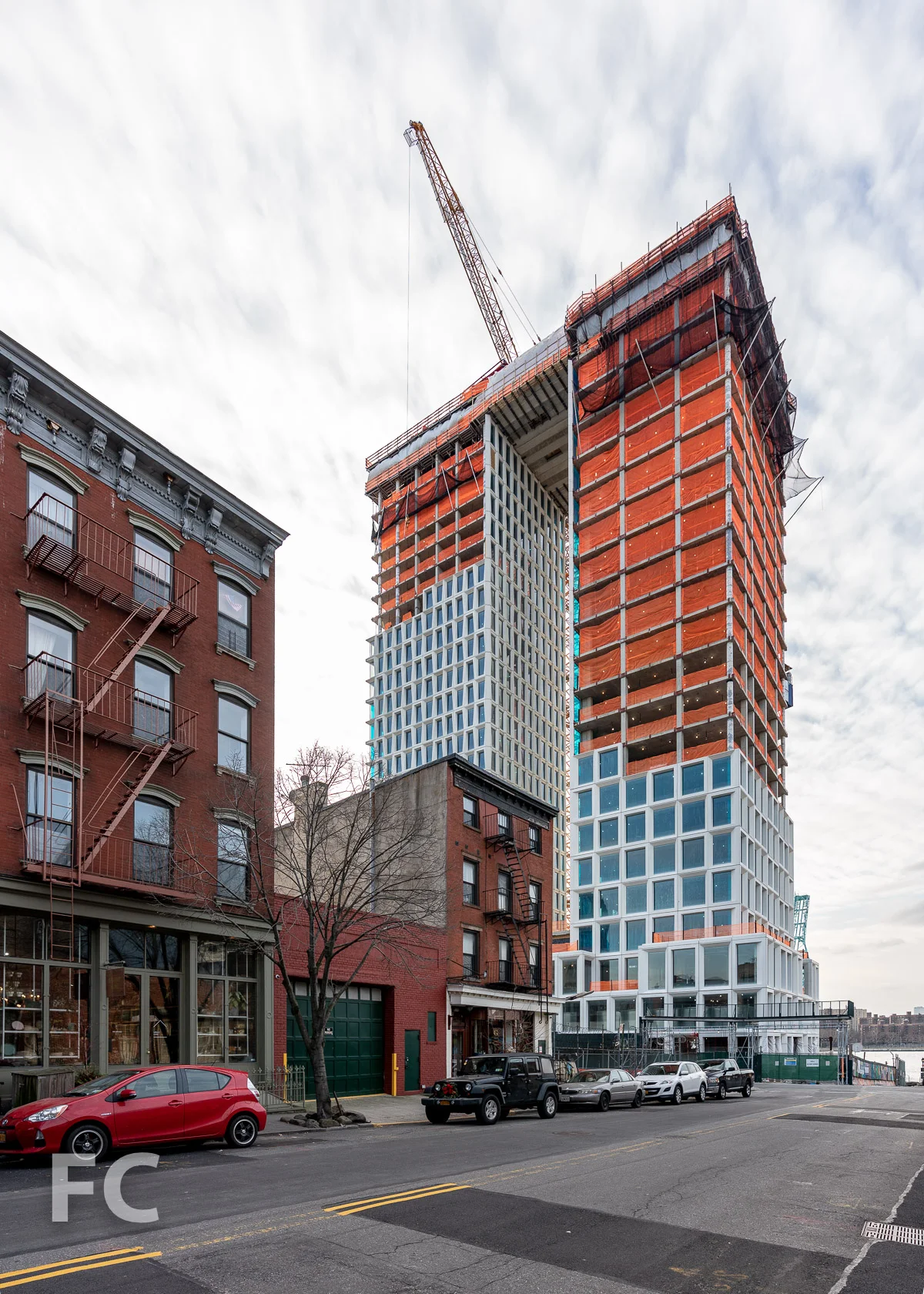 Northeast corner from Grand Street.