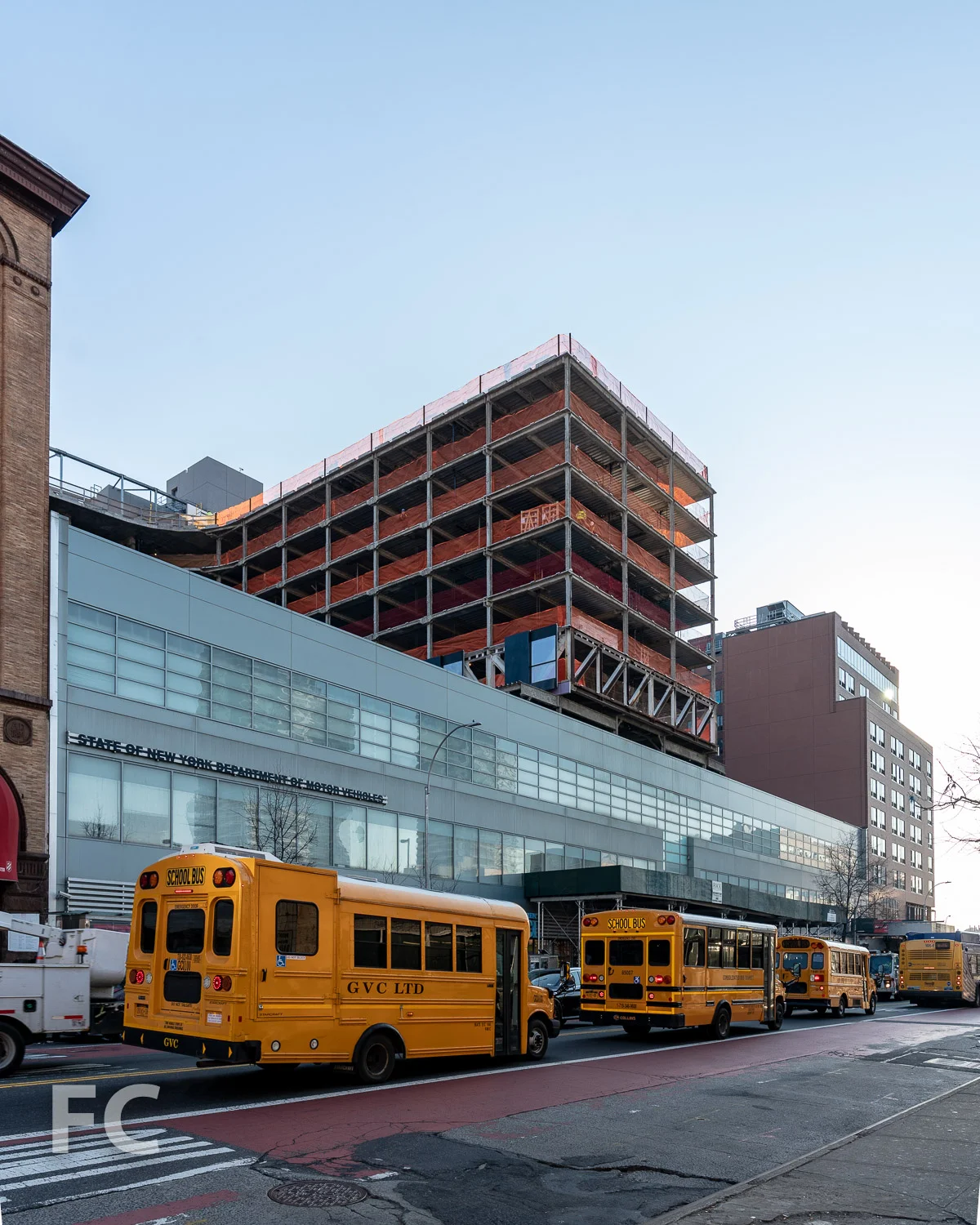 Southwest corner from East 125th Street.