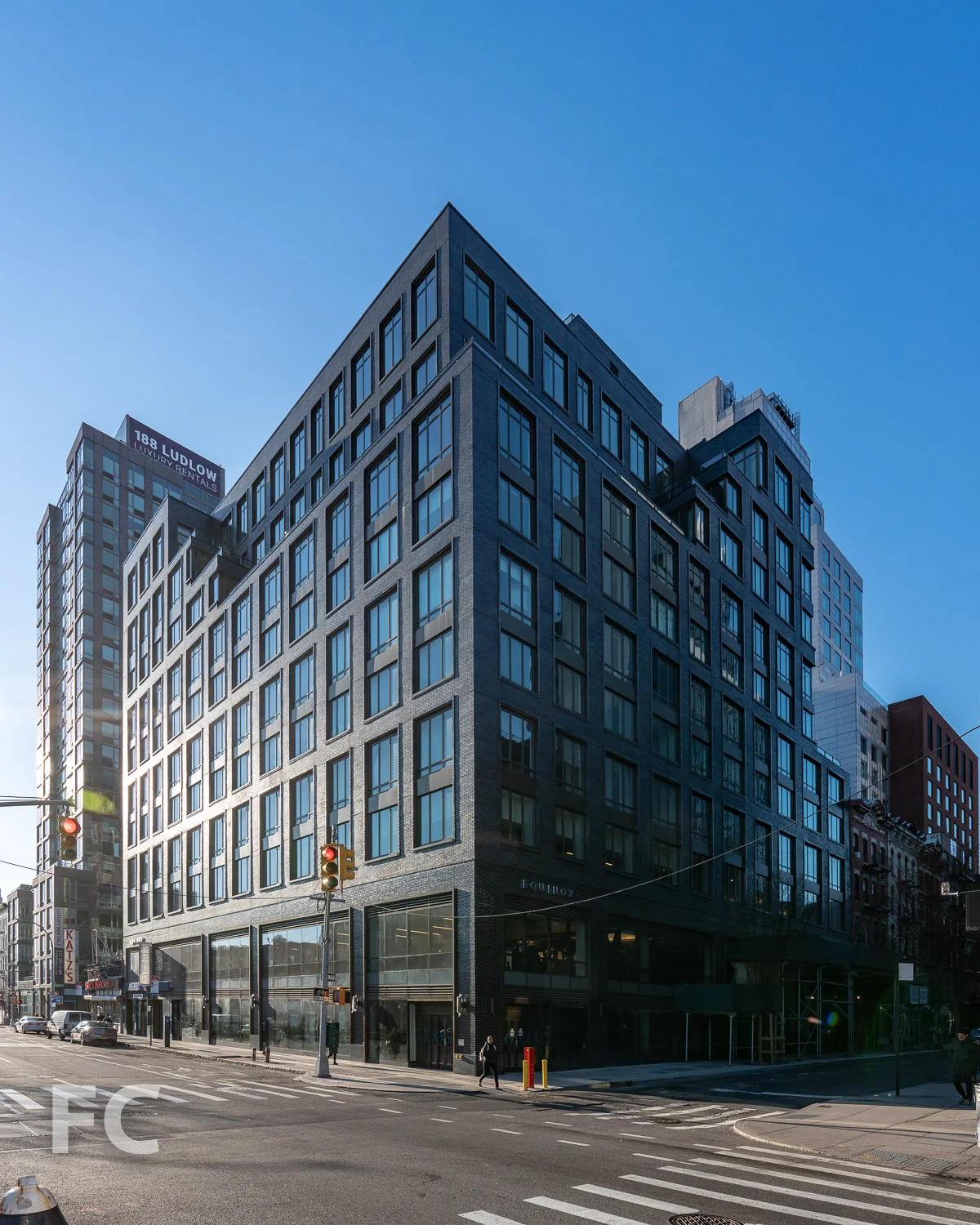 Northwest corner from Houston Street.