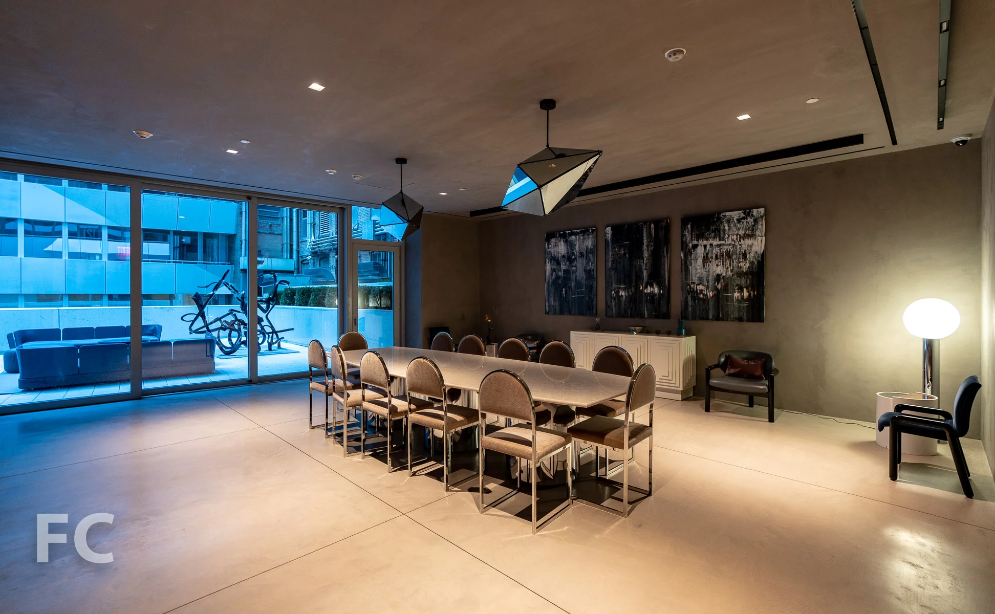 Residents’ lounge.
